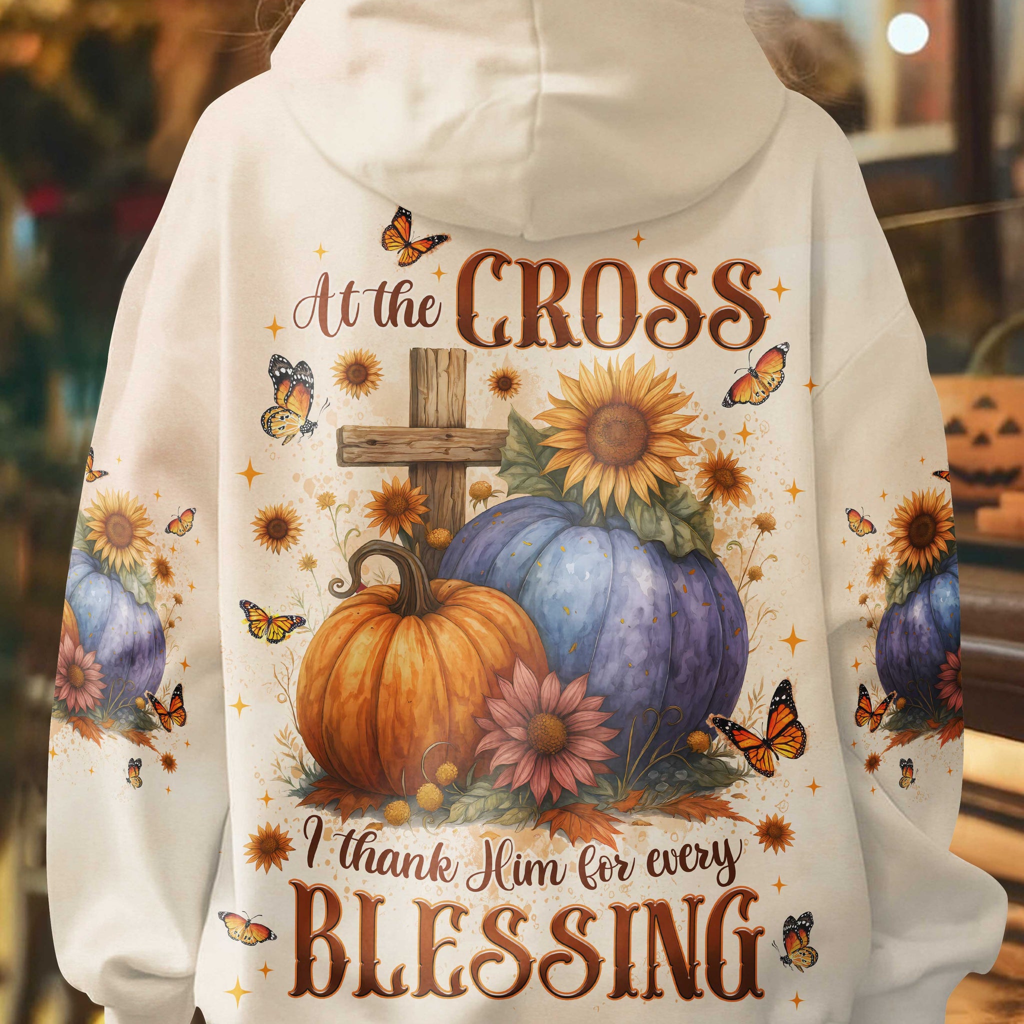 At The Cross I Thank Him For Every Blessing Shirt