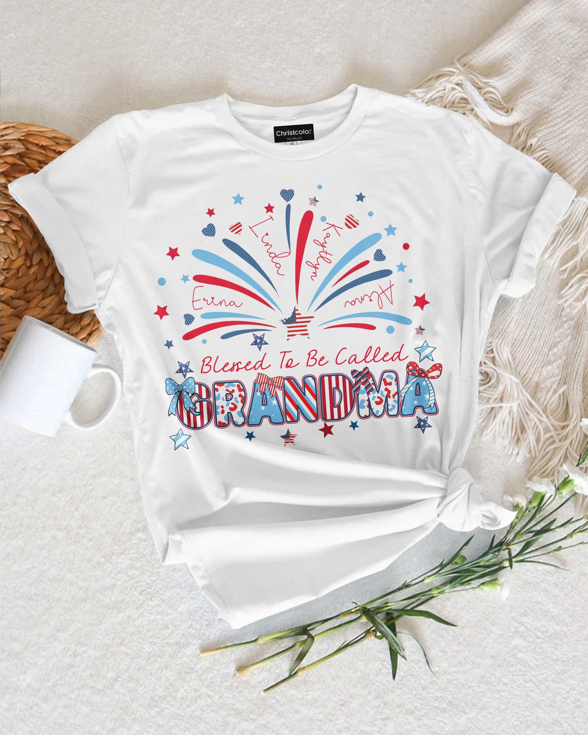 Blessed To Be Called Grandma Independence Day T-Shirt