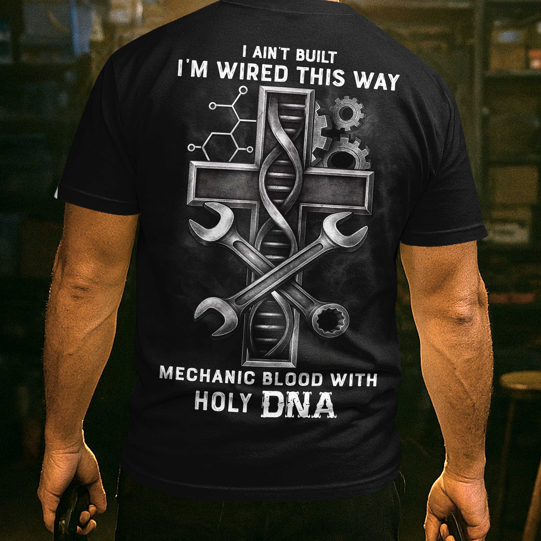 I Ain't Built I'm Wired This Way All Over Print T-Shirt