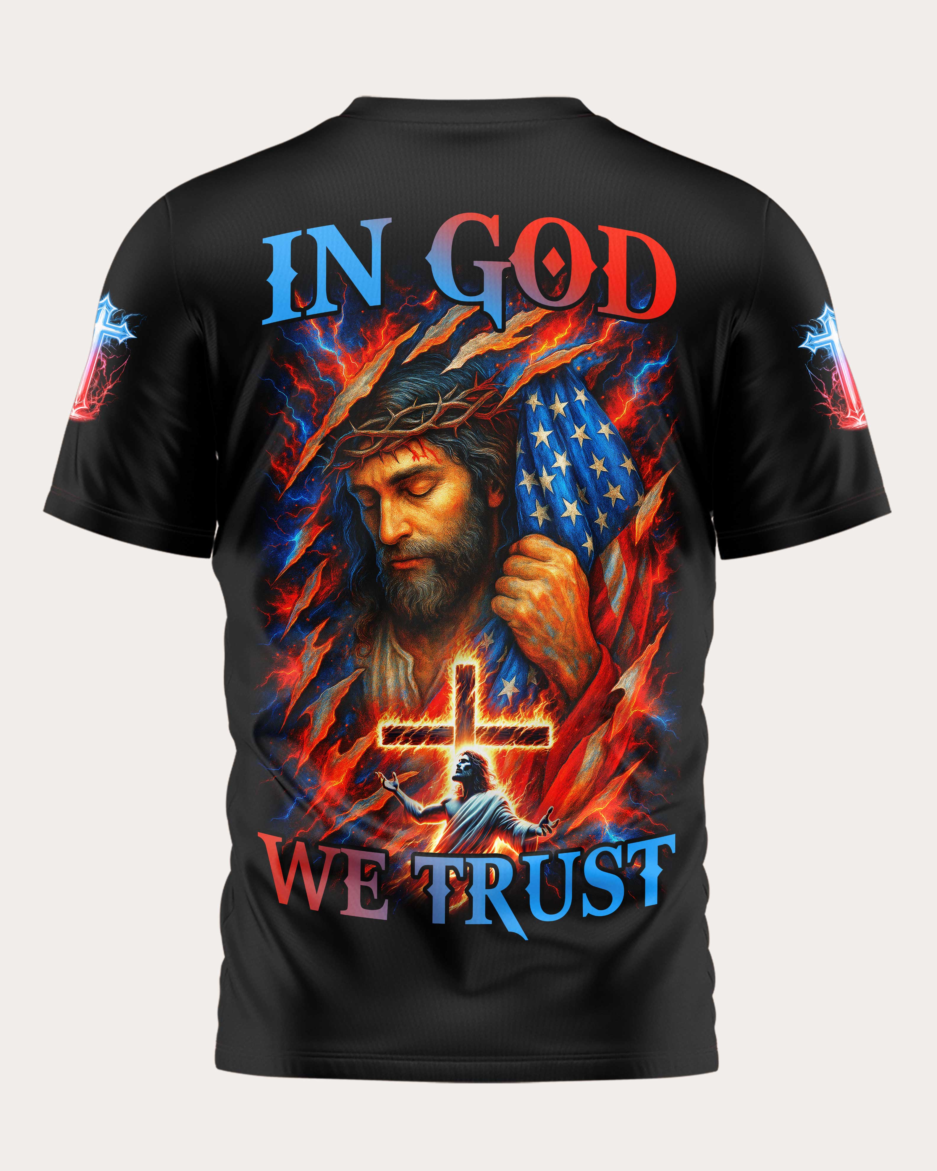 In God We Trust All Over Print T-Shirt