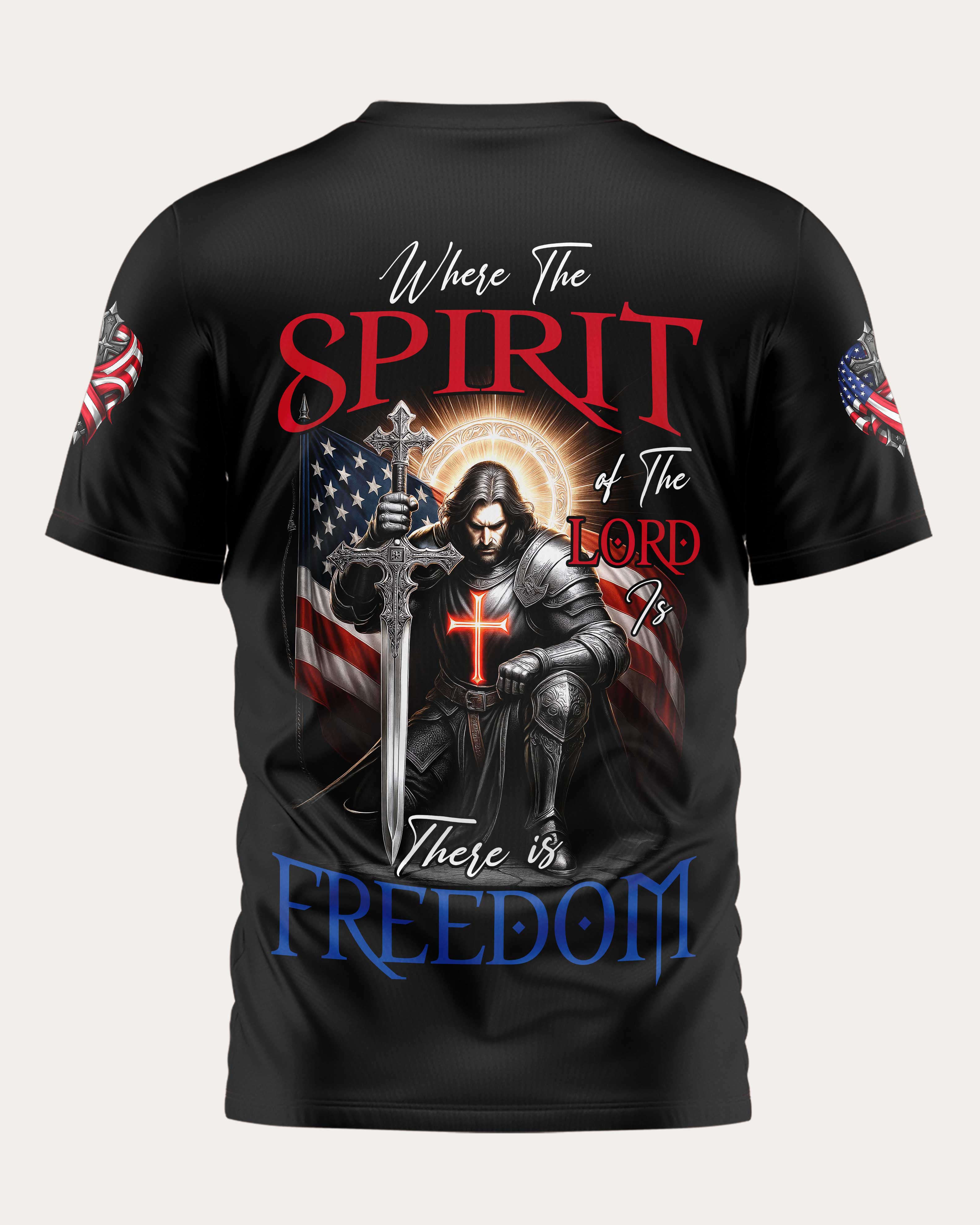 Where The Spirit of The Lord Is All Over Print T-Shirt
