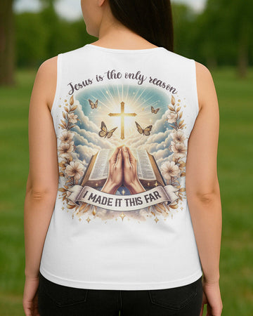 Jesus Is The Only Reason V-neck Tank Top