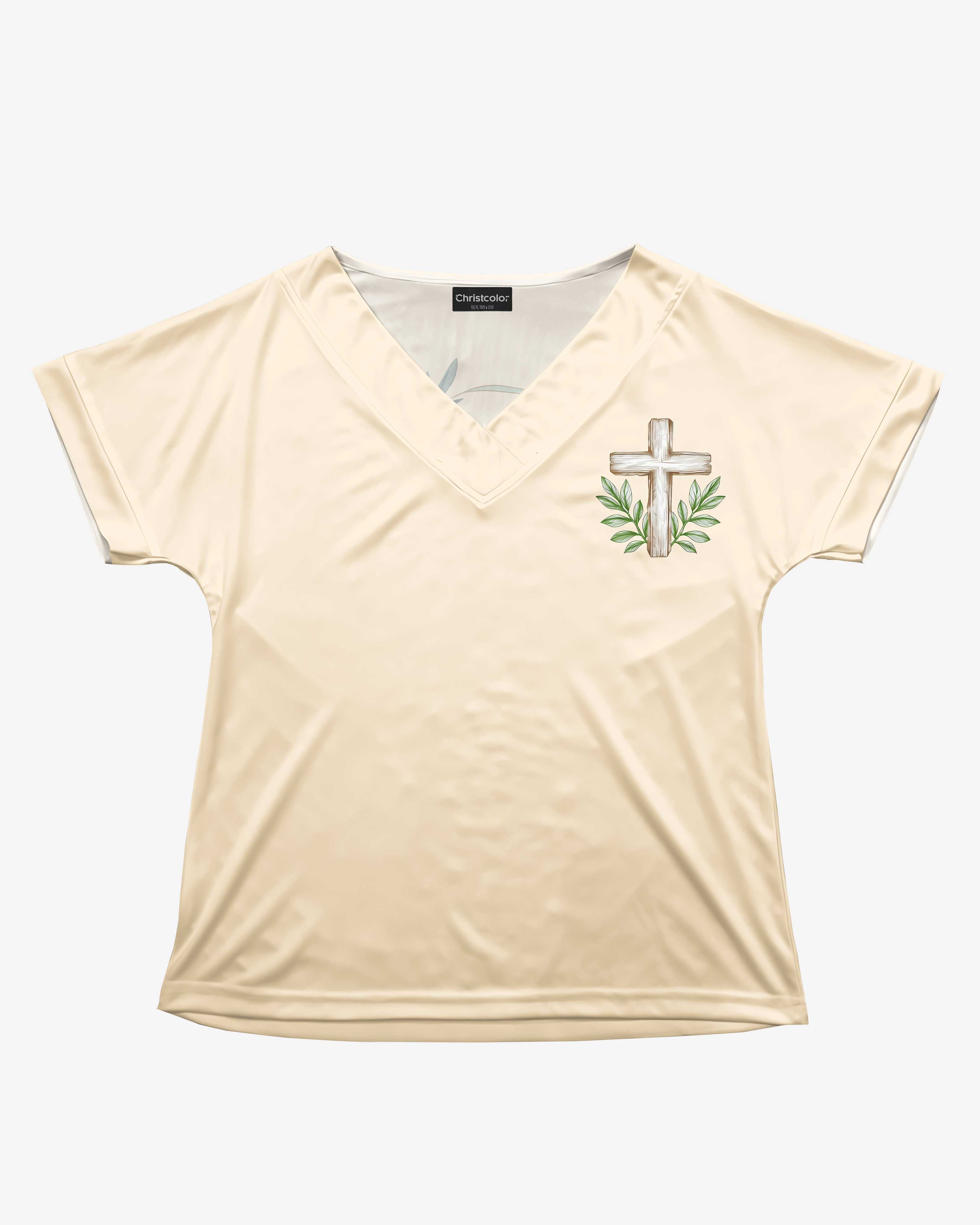 As Long As I Have Breath I Will Pray V-neck Dolman Sleeves Shirt