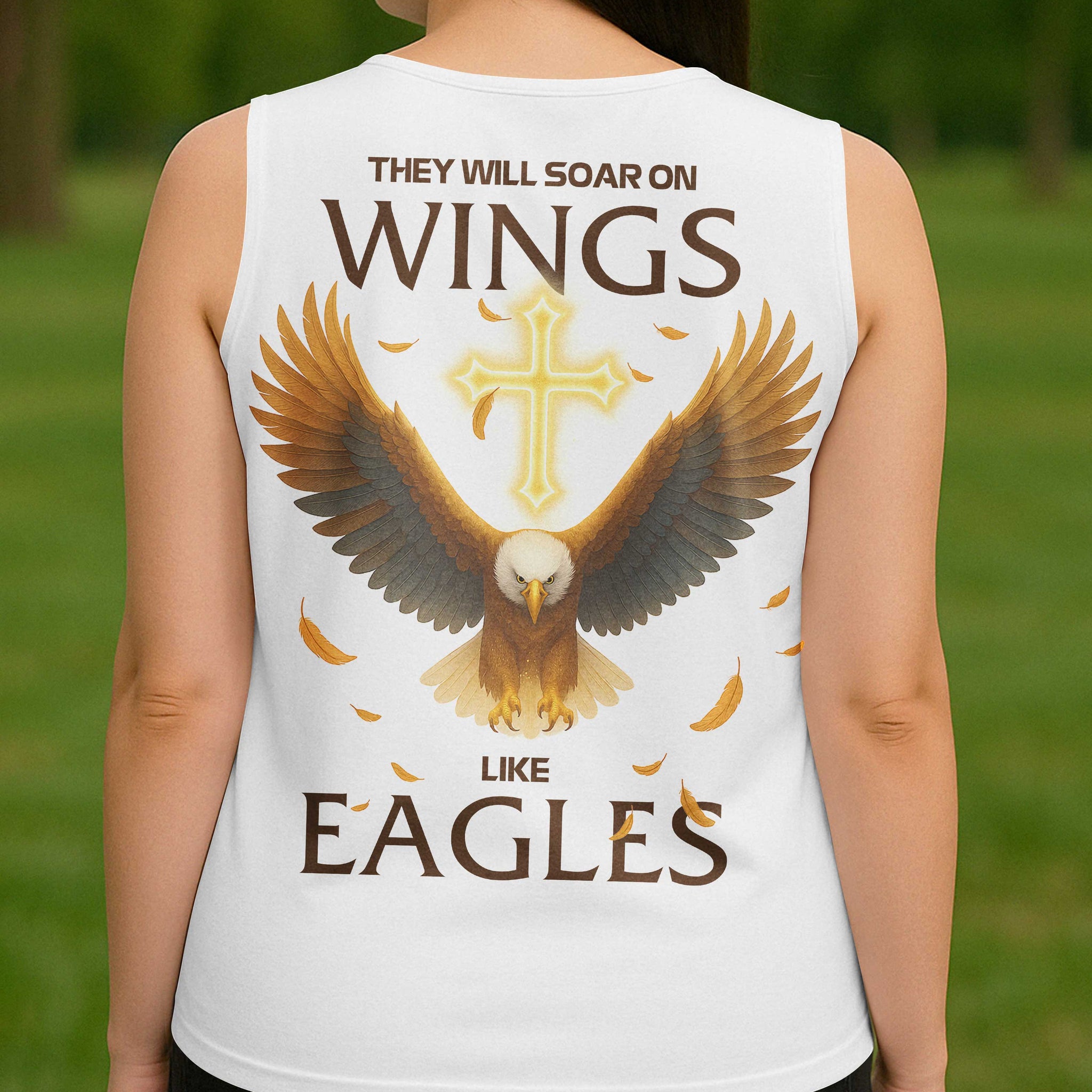 They Will Soar On Wings V-neck Tank Top