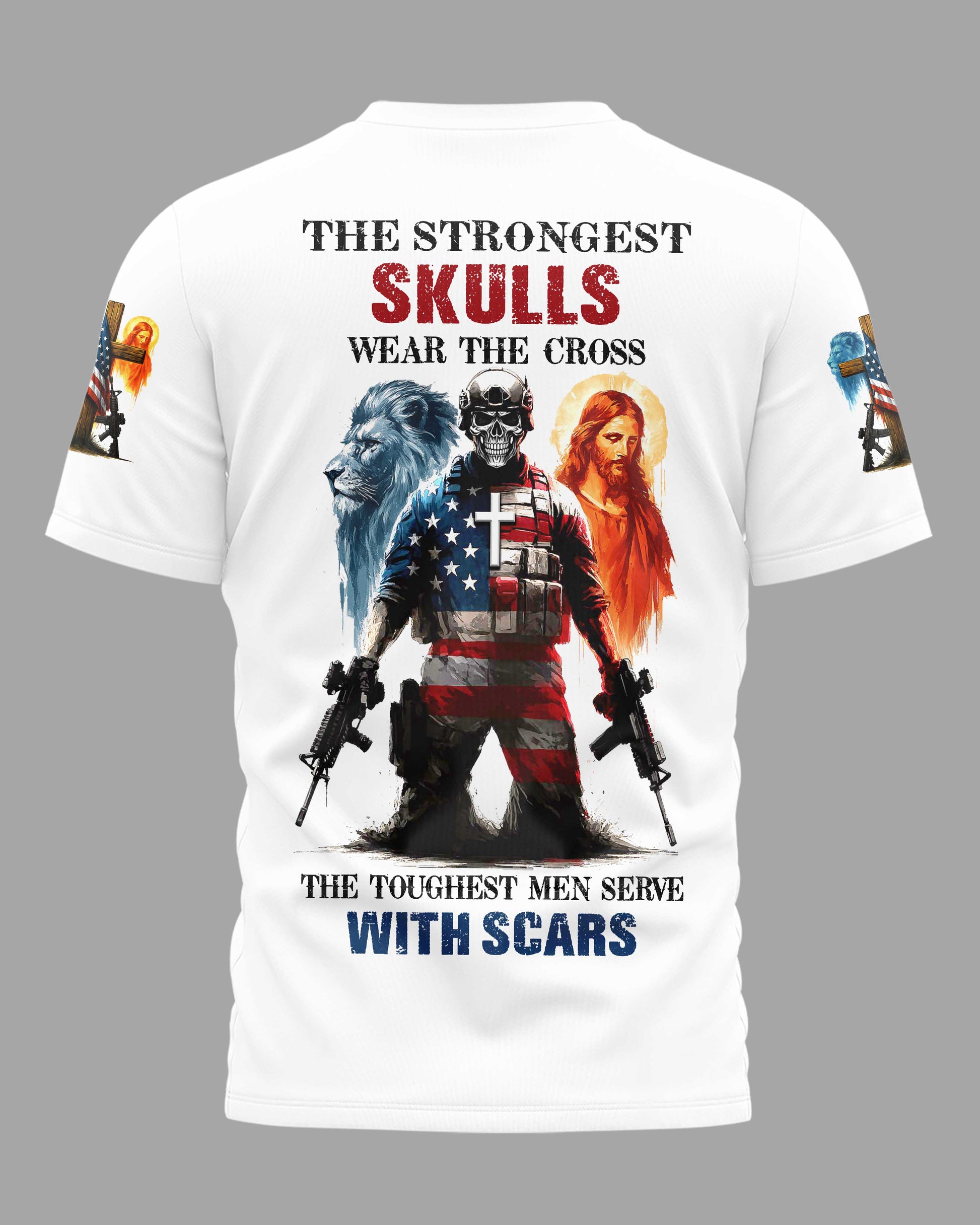 The Strongest Skulls Wear The Cross T-Shirt
