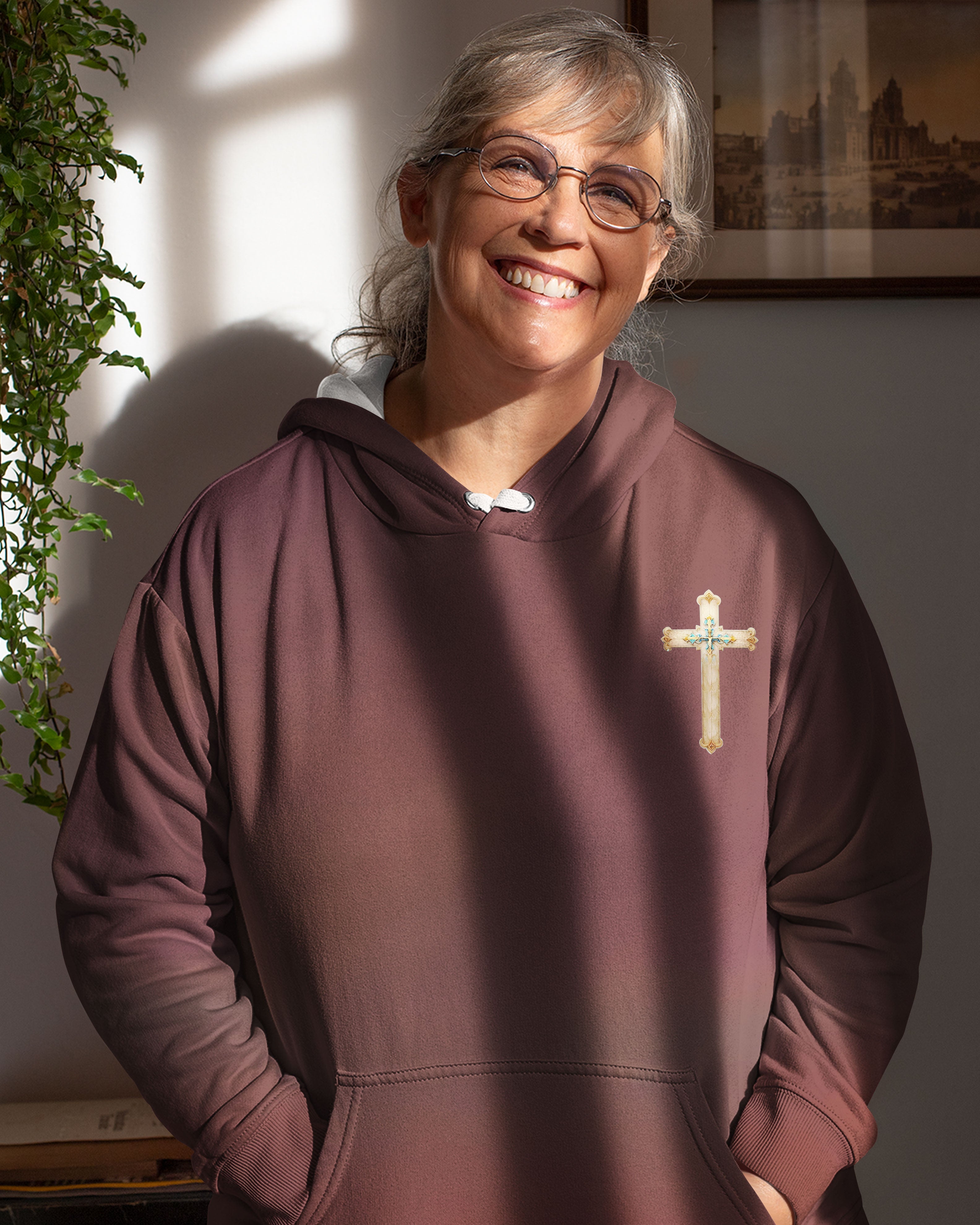 By His Stripes I Am Healed All Over Print Hoodie