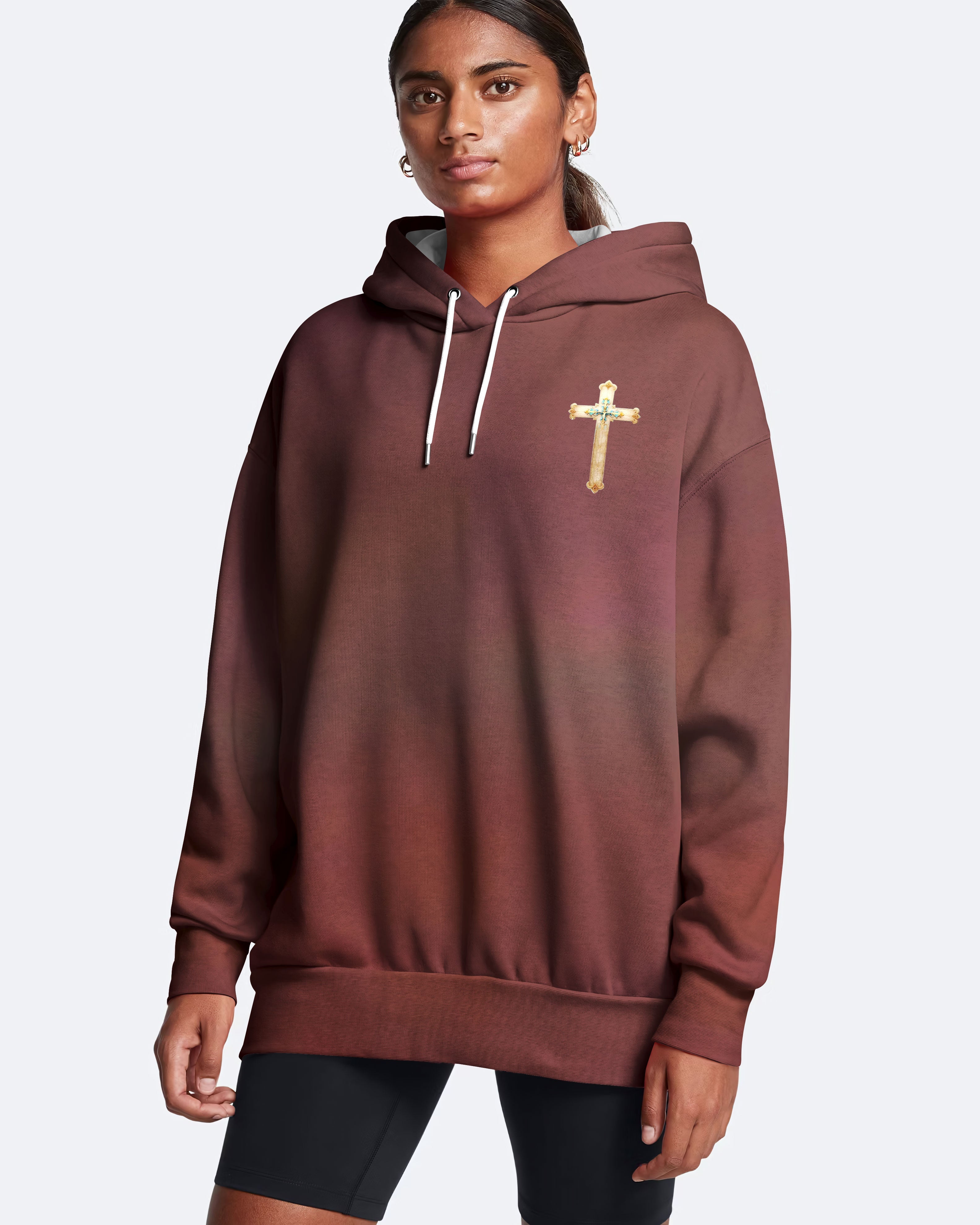 By His Stripes I Am Healed All Over Print Hoodie