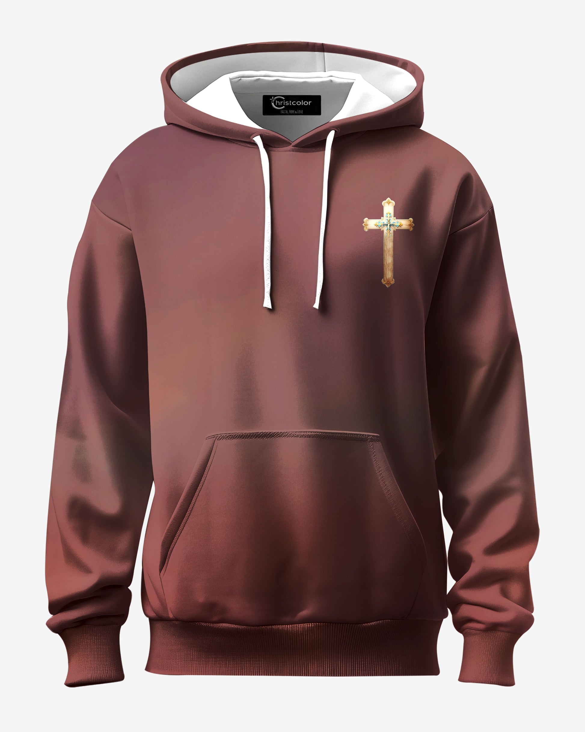 By His Stripes I Am Healed All Over Print Hoodie