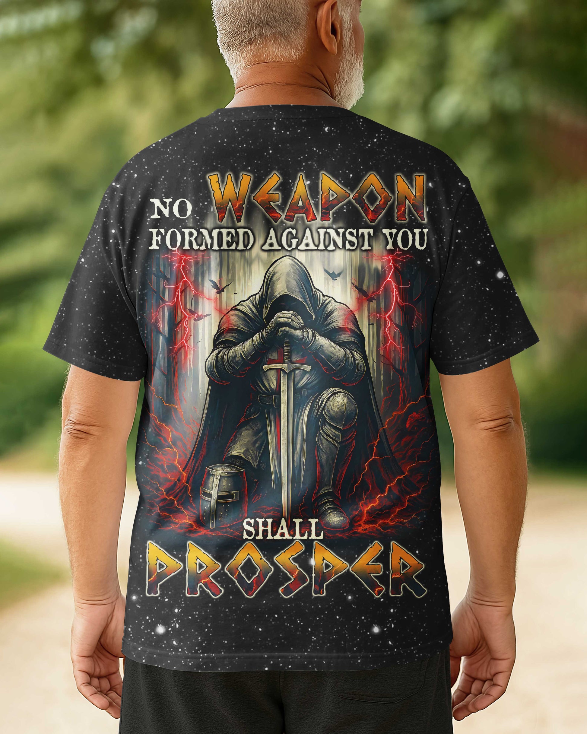 No Weapon Against You All Over Print T-shirt