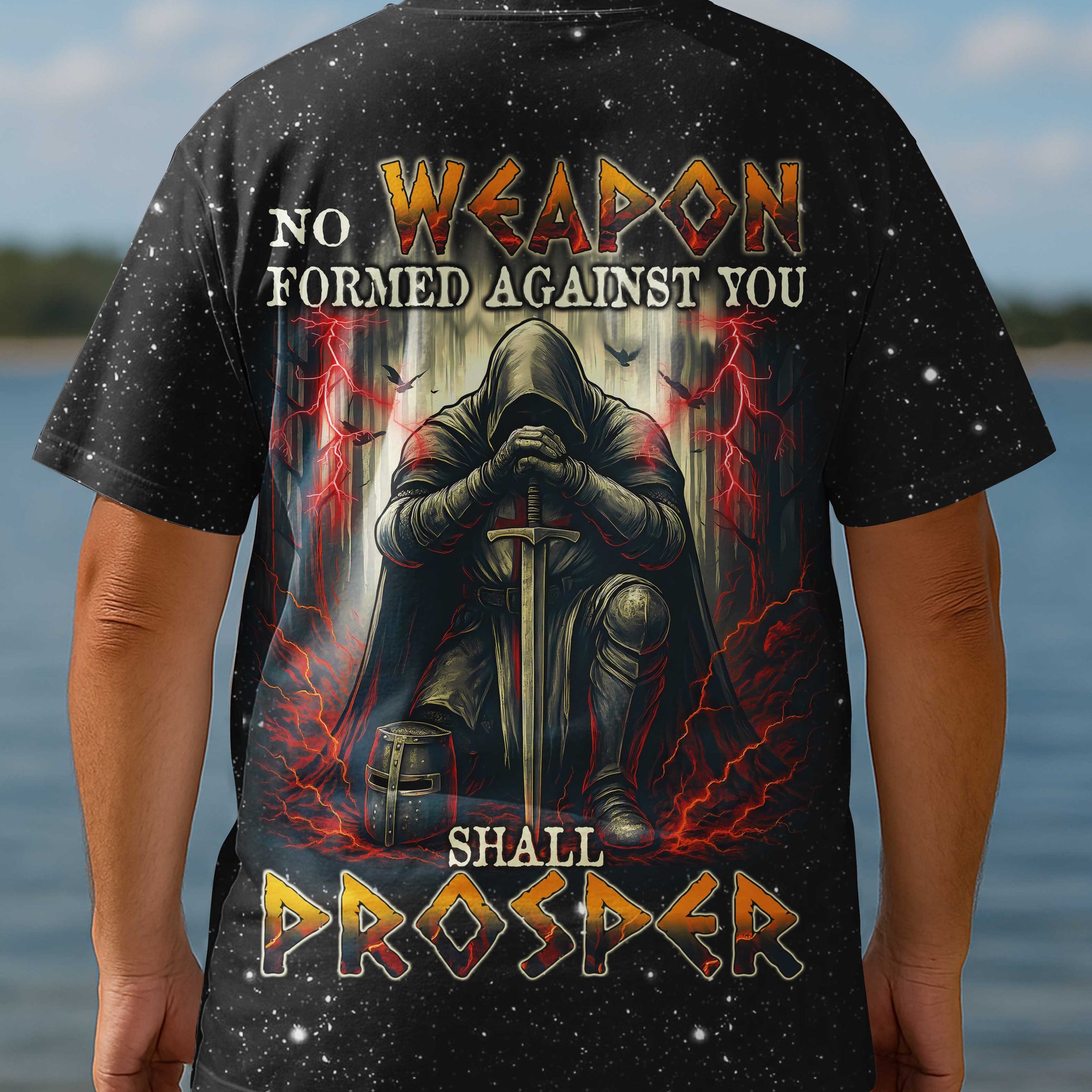 No Weapon Against You All Over Print T-shirt