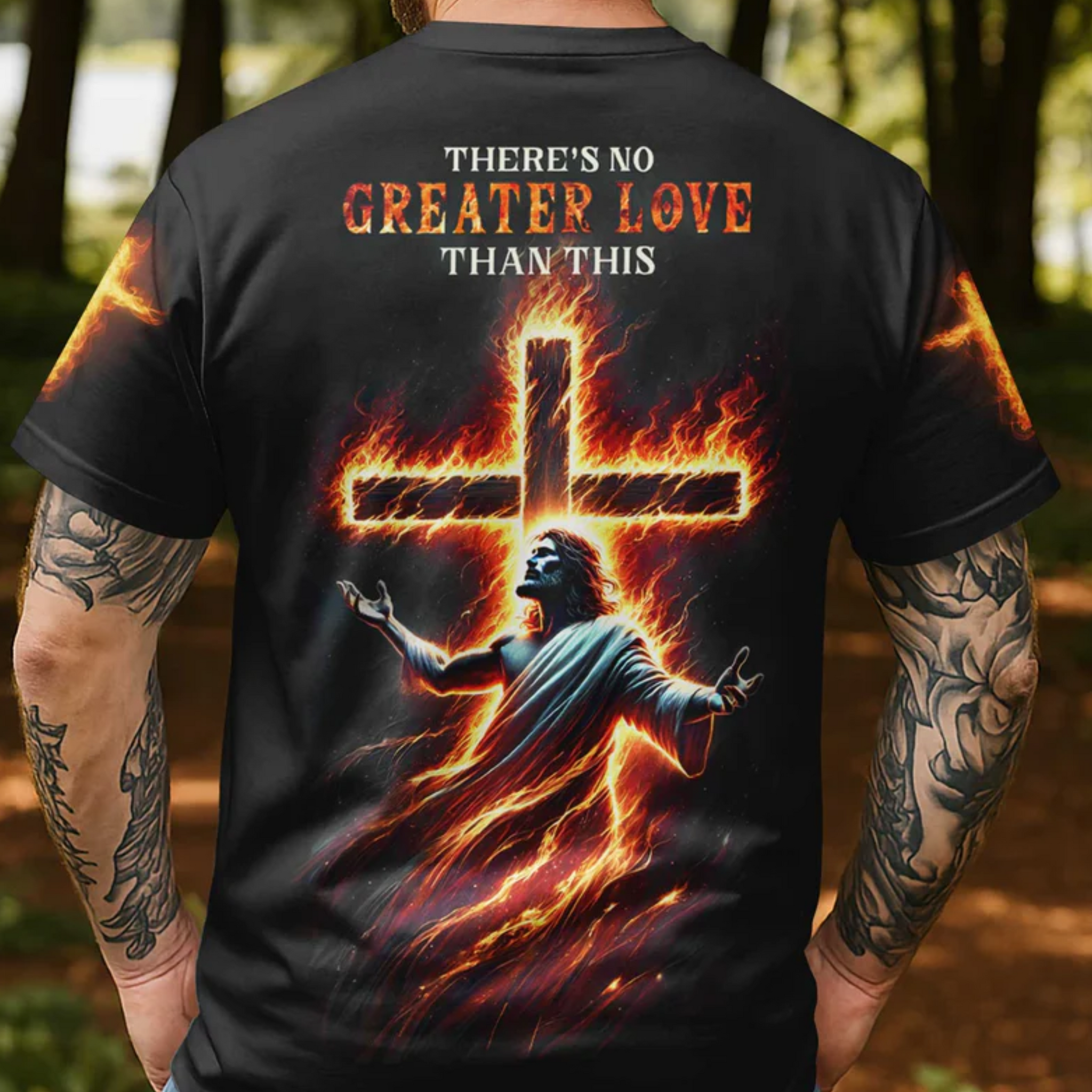 There's No Greater Love Than This All Over Print T-shirt