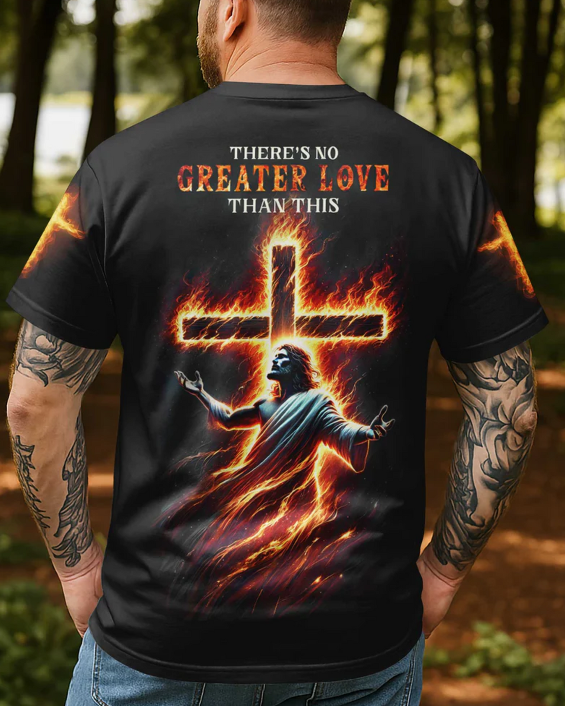 There's No Greater Love Than This All Over Print T-shirt