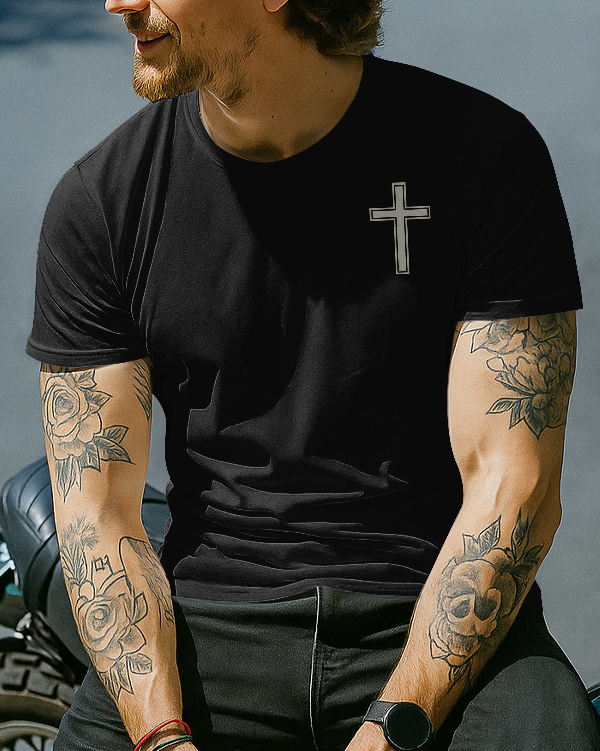 My Faith Is Louder Than My Exhaust All Over Print T-Shirt