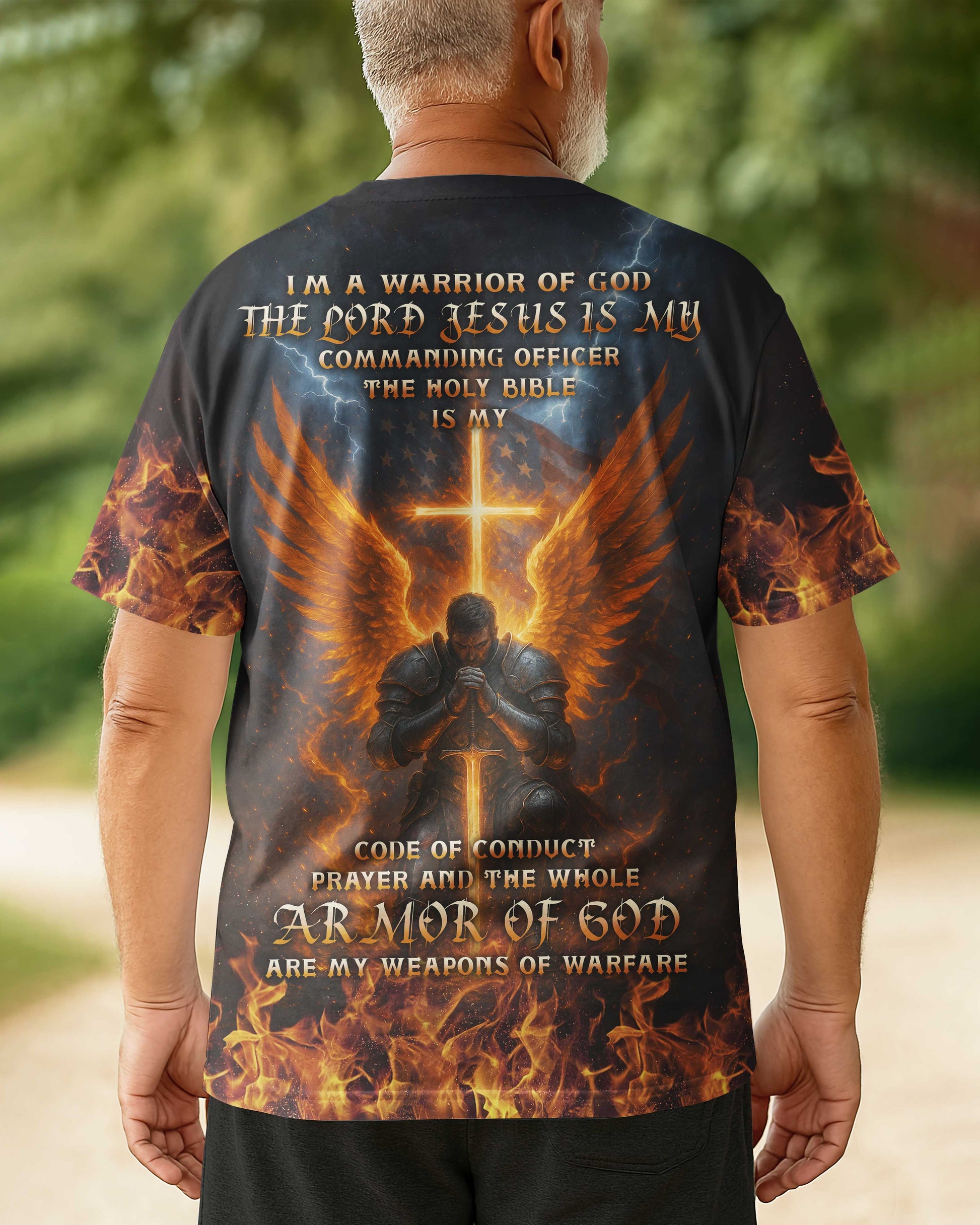 I Am A Warrior Of God All Over Print T-Shirt