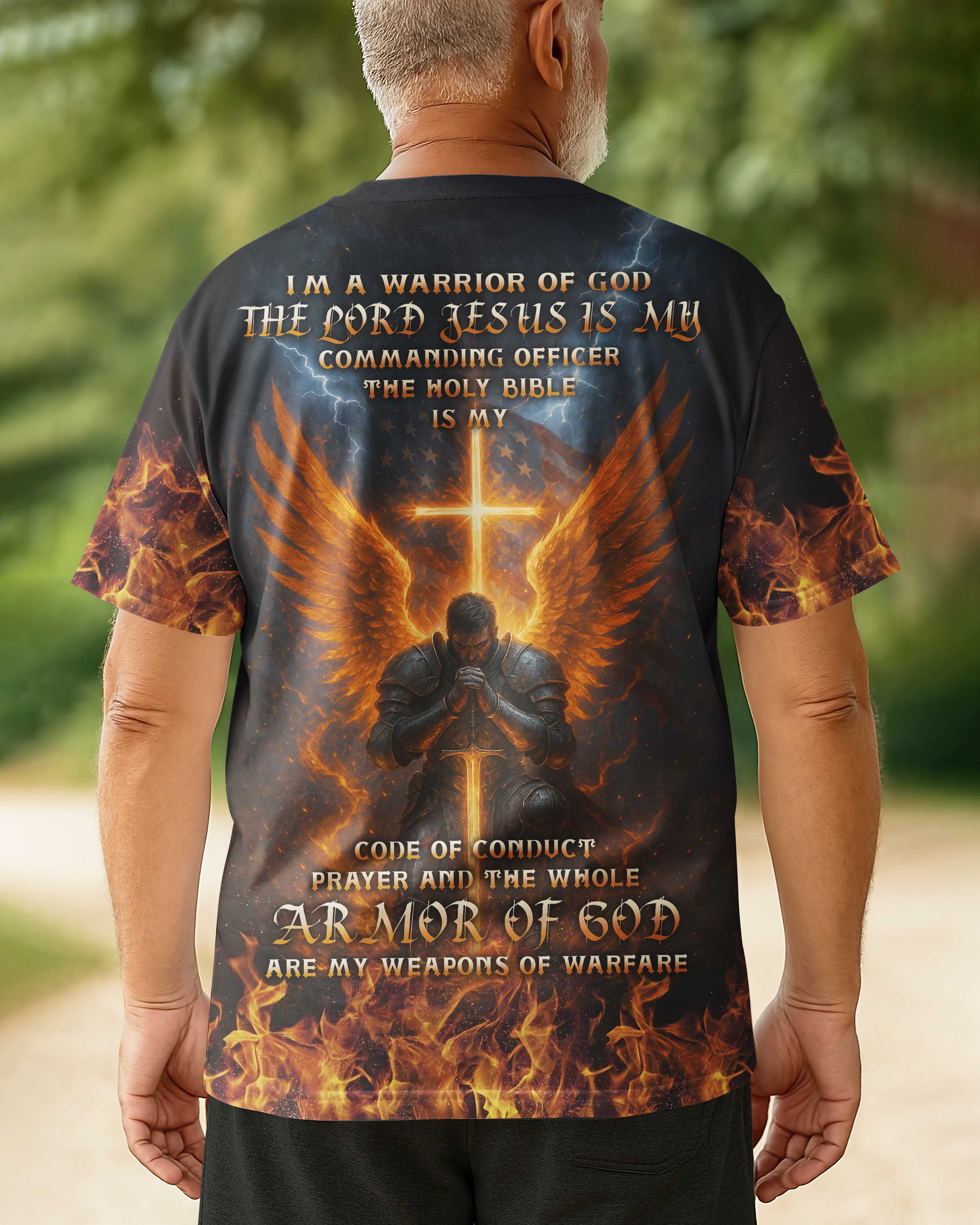 I Am A Warrior Of God All Over Print T-Shirt