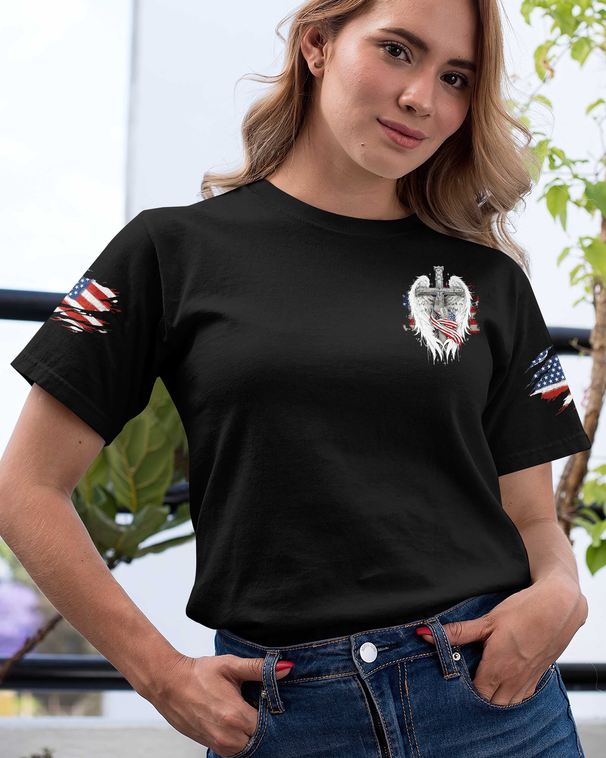 Jesus Gave Her A Son All Over Print T-Shirt