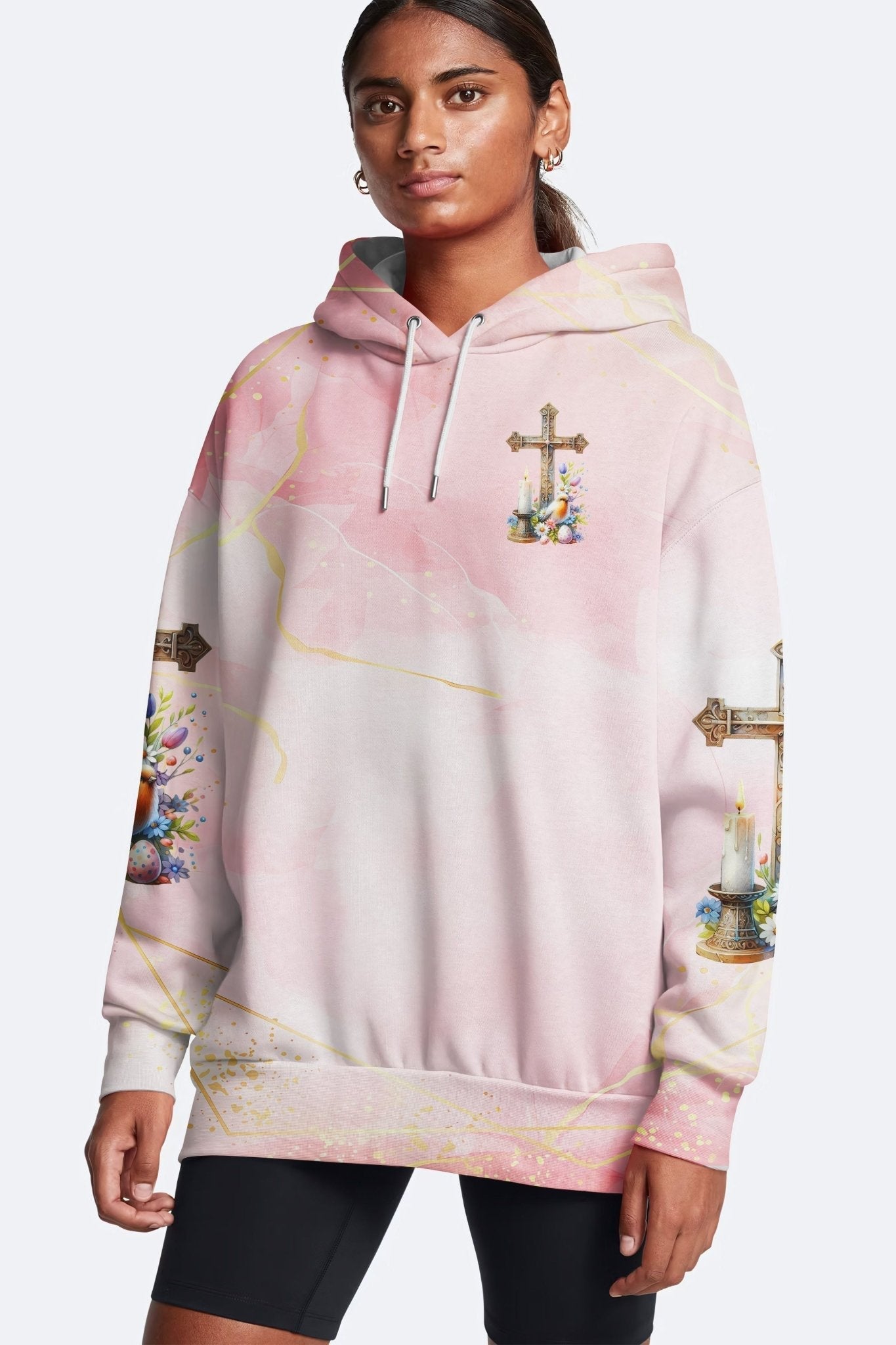 He Is Risen All Over Print Hoodie