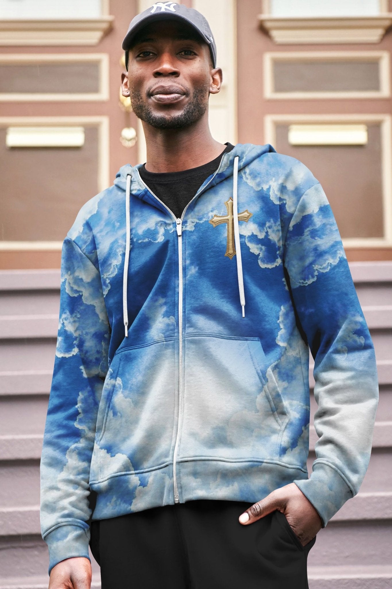 I Am The Way The Truth The Life All Over Print Zip Hoodie