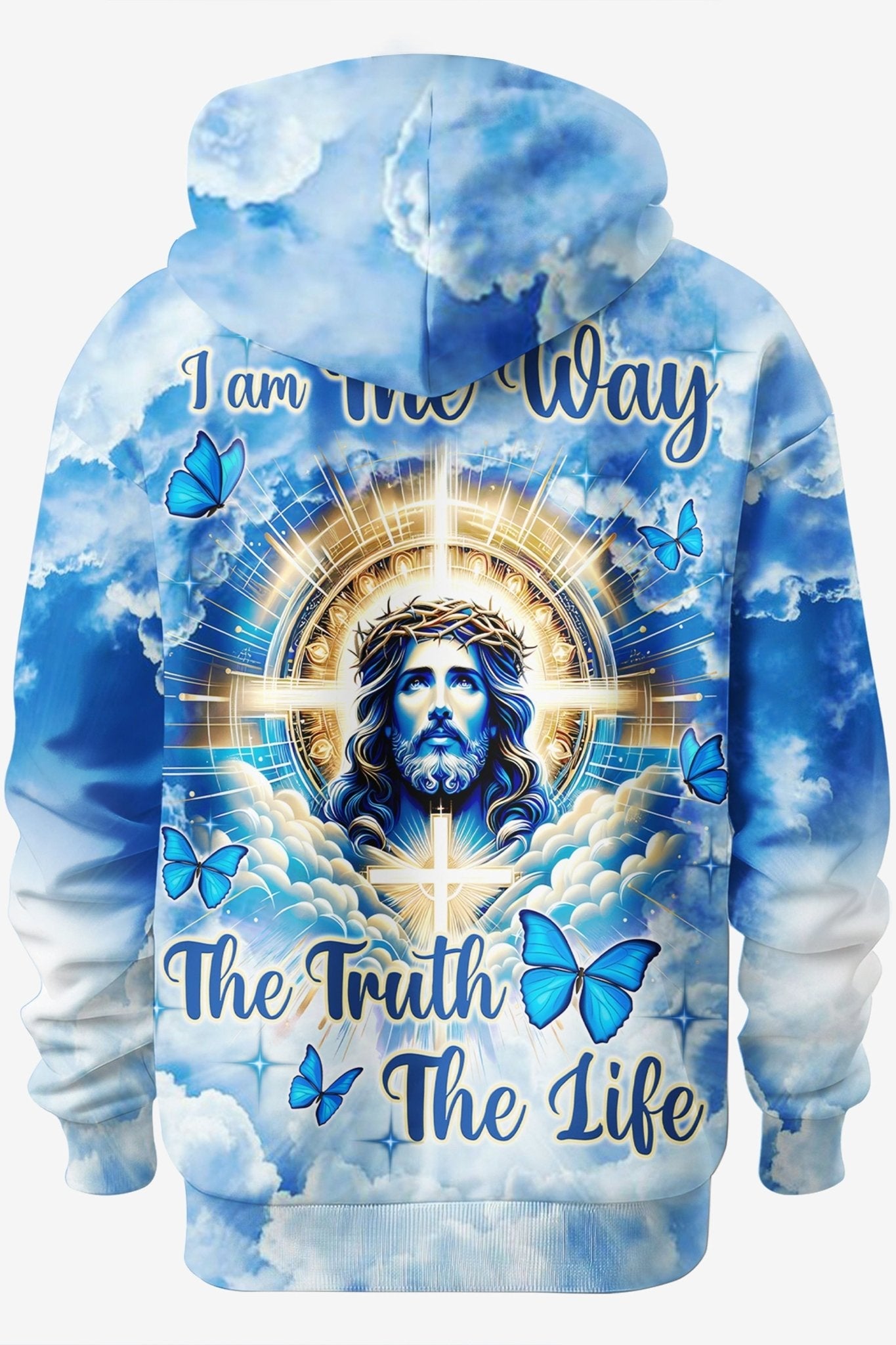 I Am The Way The Truth The Life All Over Print Hoodie