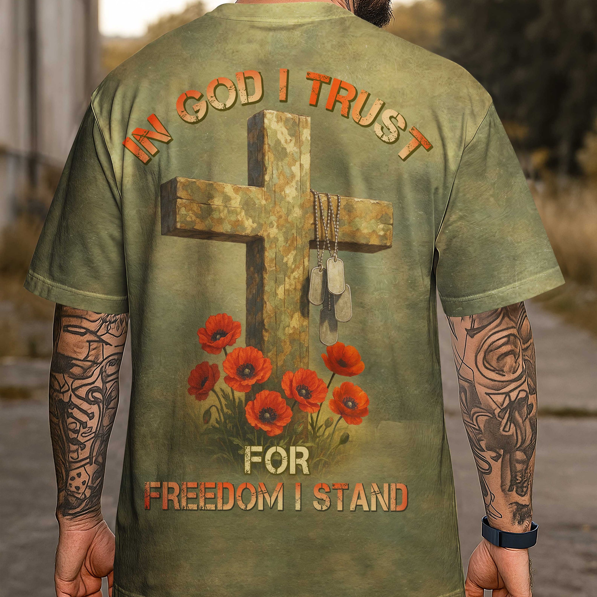 In God I Trust All Over Print T-Shirt