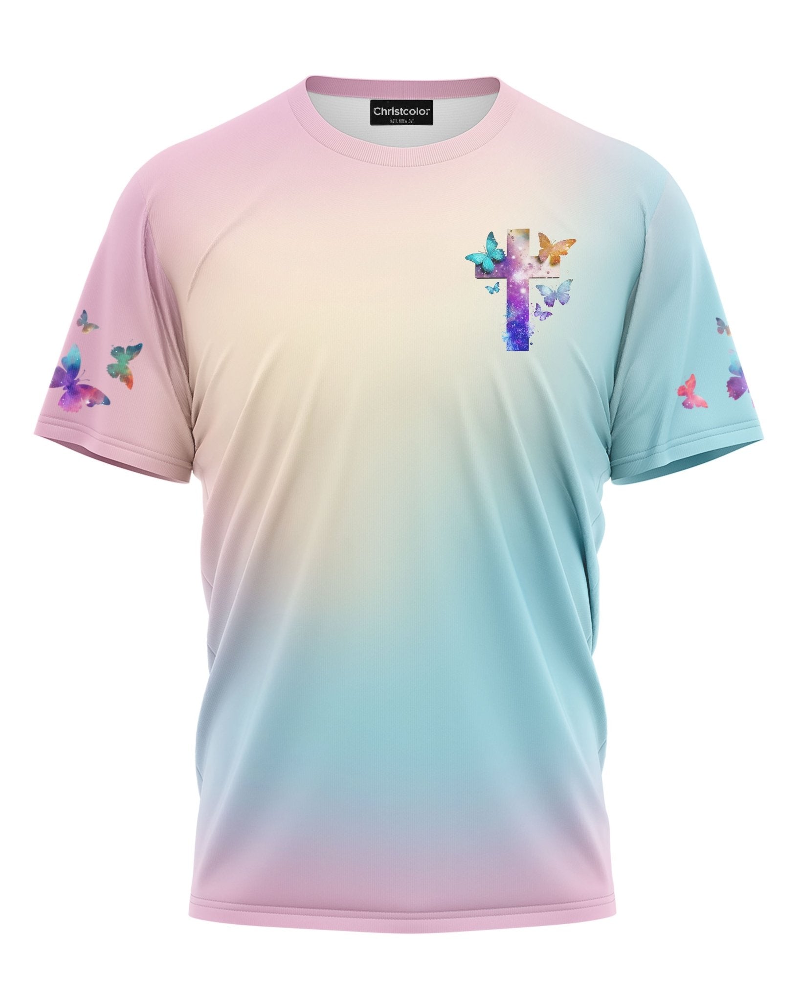 Butterfly Faith Hope Love All Over Print T-shirt
