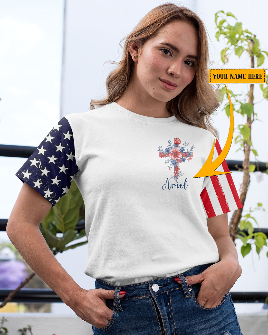 America Needs Jesus All Over Print T-Shirt