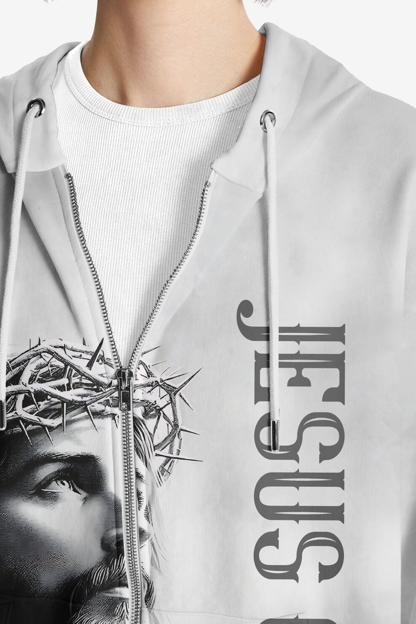 Yet He Chose Me All Over Print Zip Hoodie