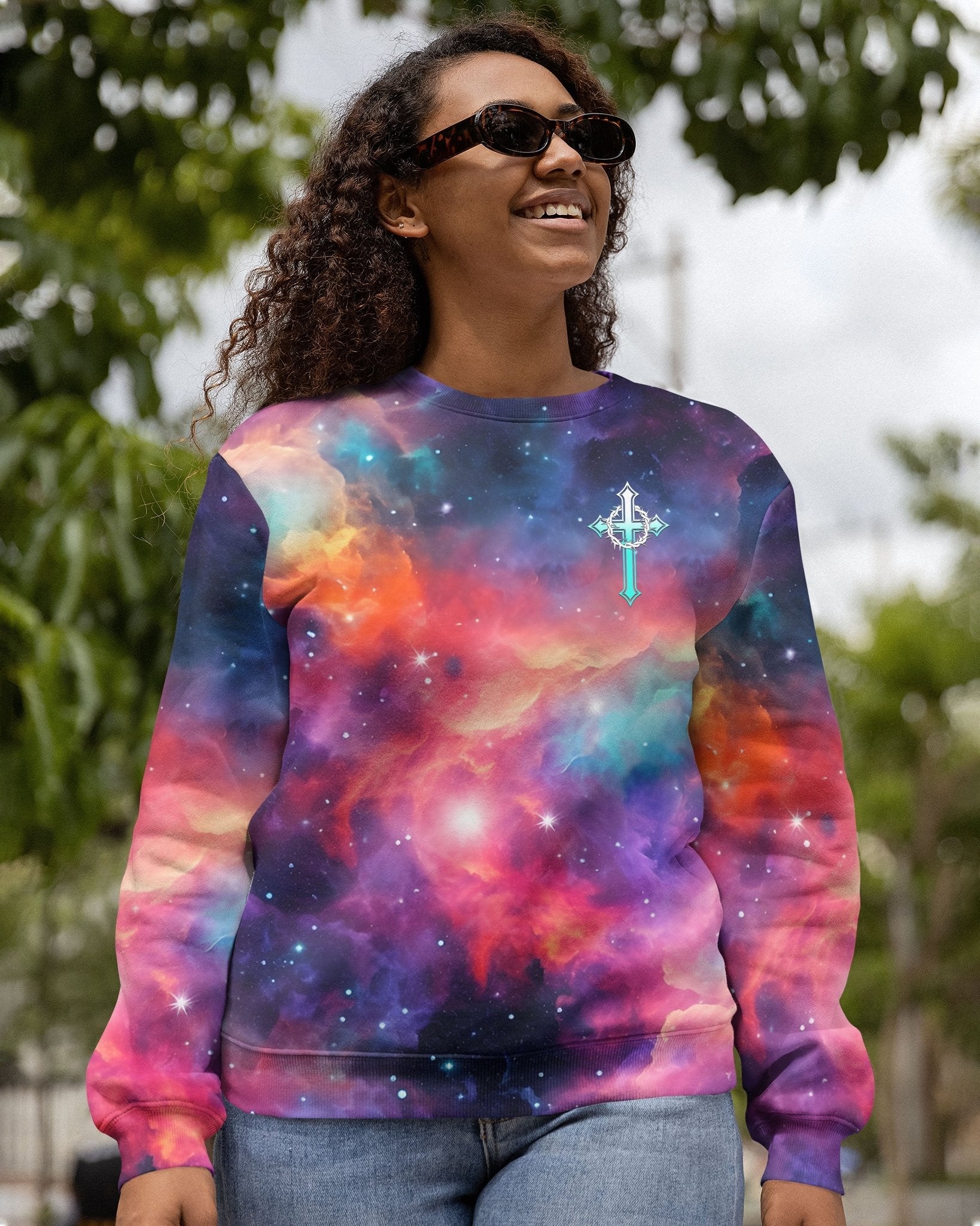 They Will Soar On Wings Like Eagles All Over Print Sweater