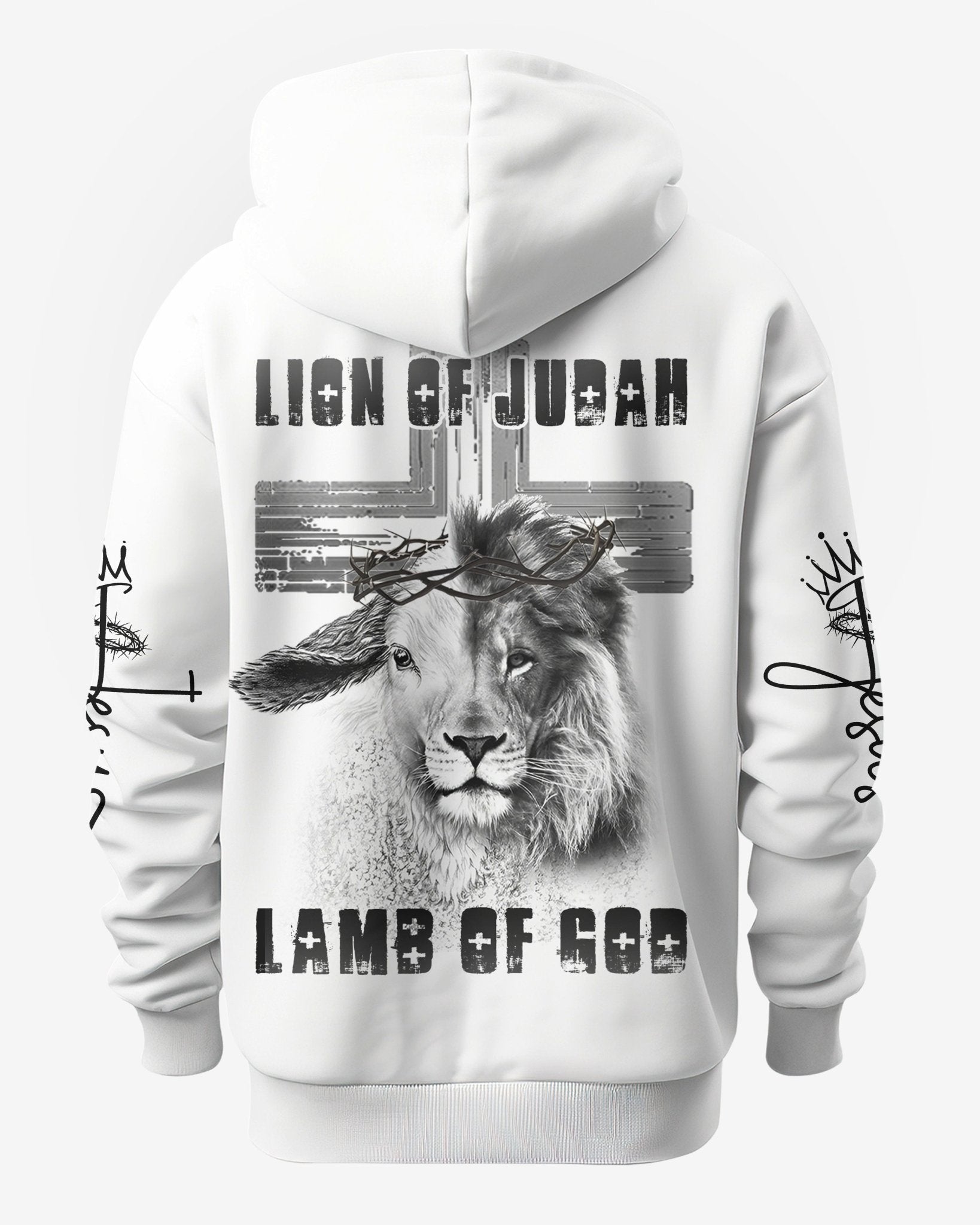Lion Of Judah Lamb Of God All Over Print Hoodie