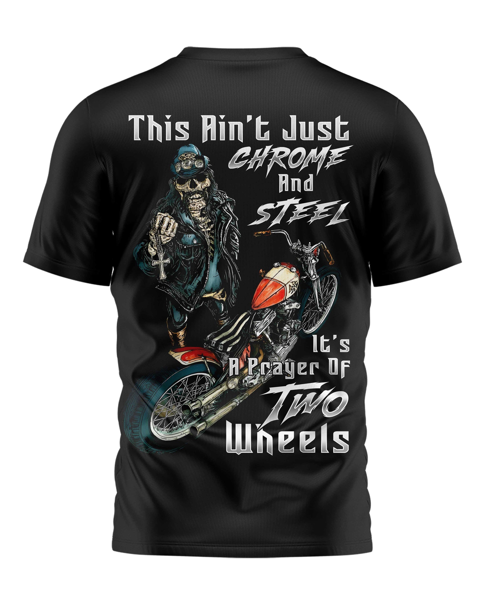 This Ain't Just Chrome And Steel All Over Print T-Shirt