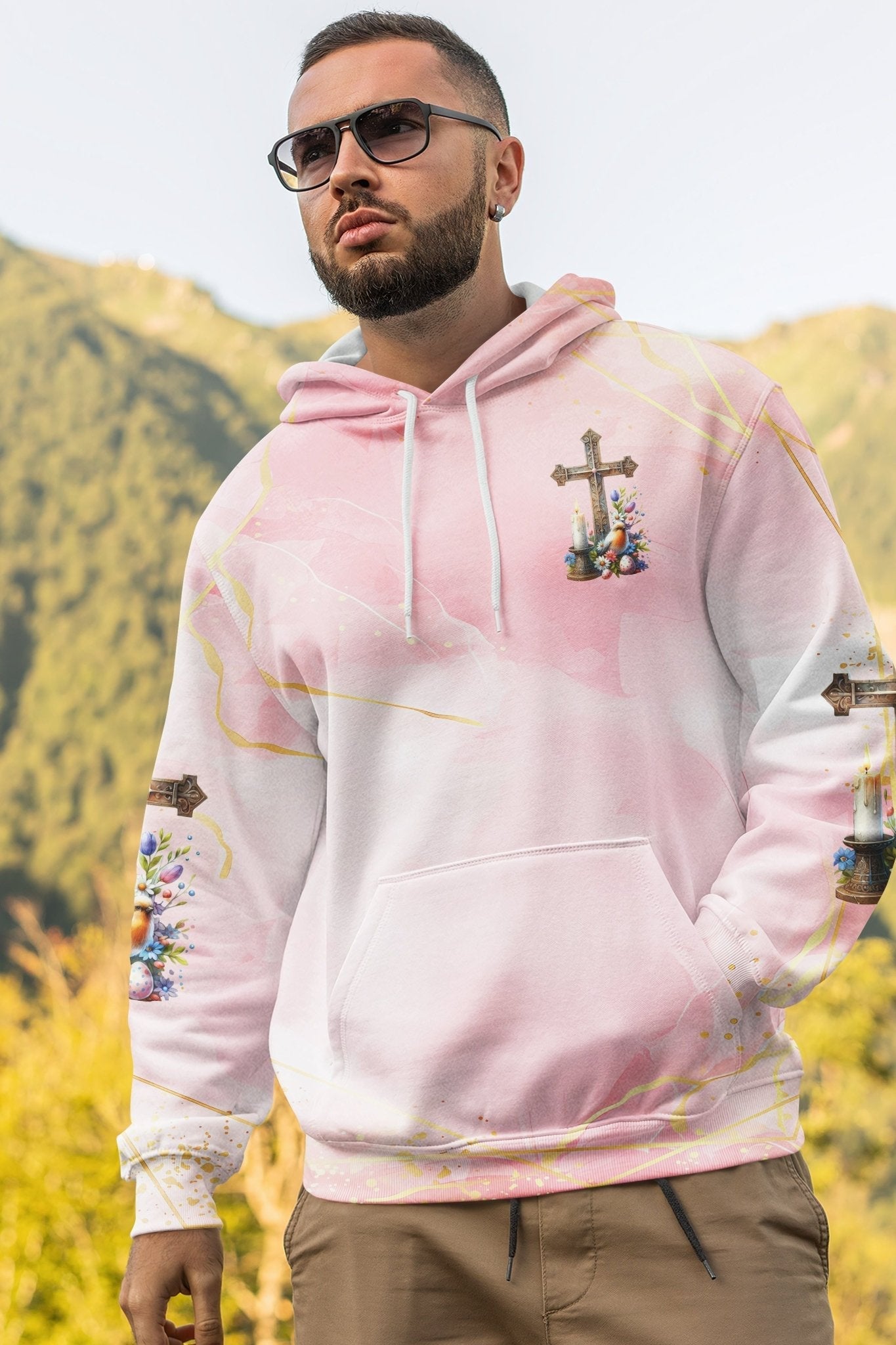 He Is Risen All Over Print Hoodie