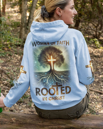 Woman Of Faith Rooted In Christ All Over Print Hoodie