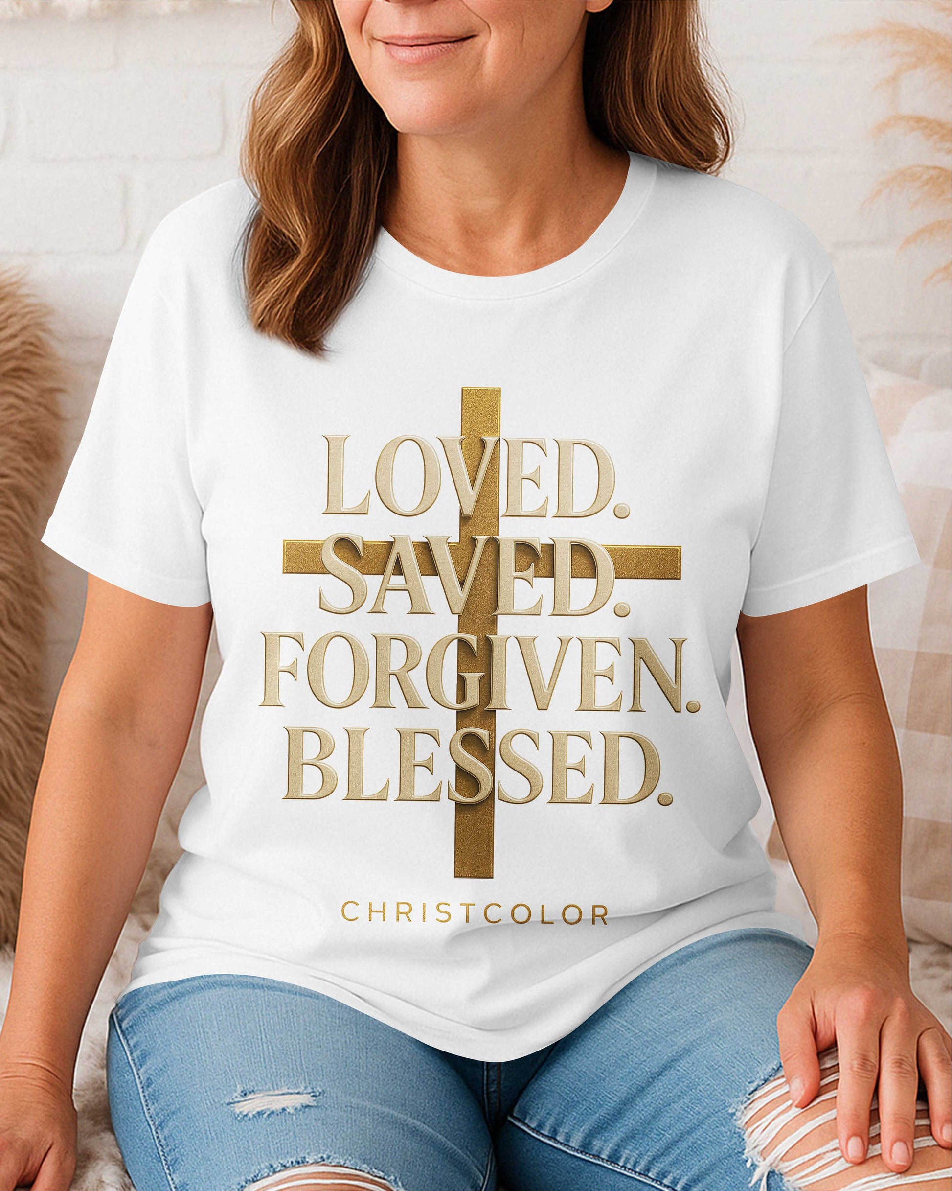 Loved. Saved. Forgiven. Blessed. T-Shirt