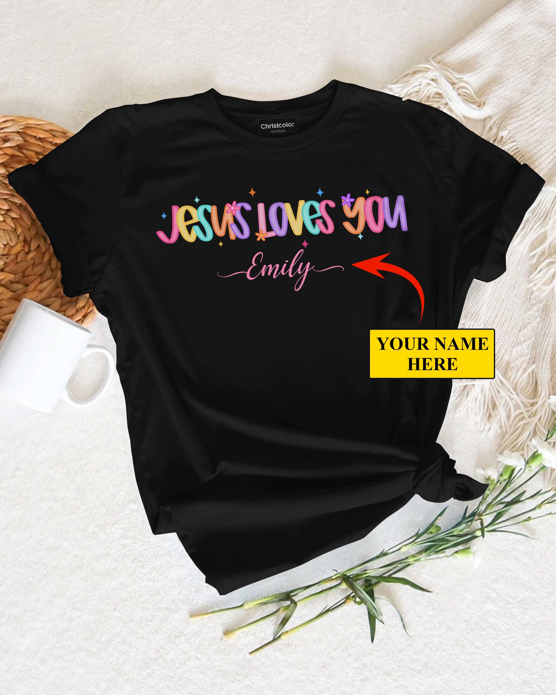Jesus Loves You And I'm Trying T-Shirt