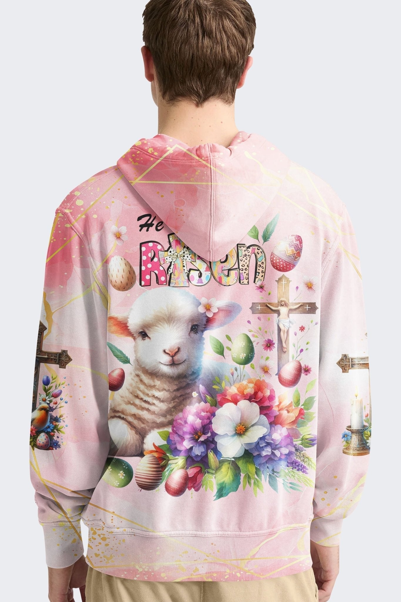 He Is Risen All Over Print Hoodie