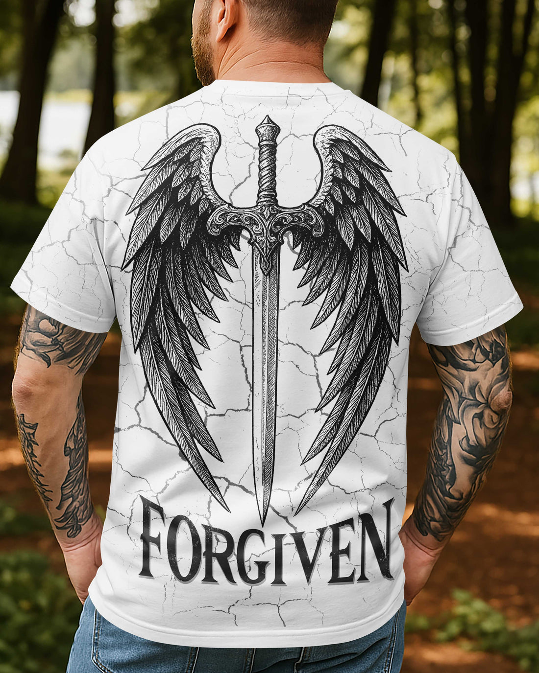 Forgiven All Over Print T-Shirt