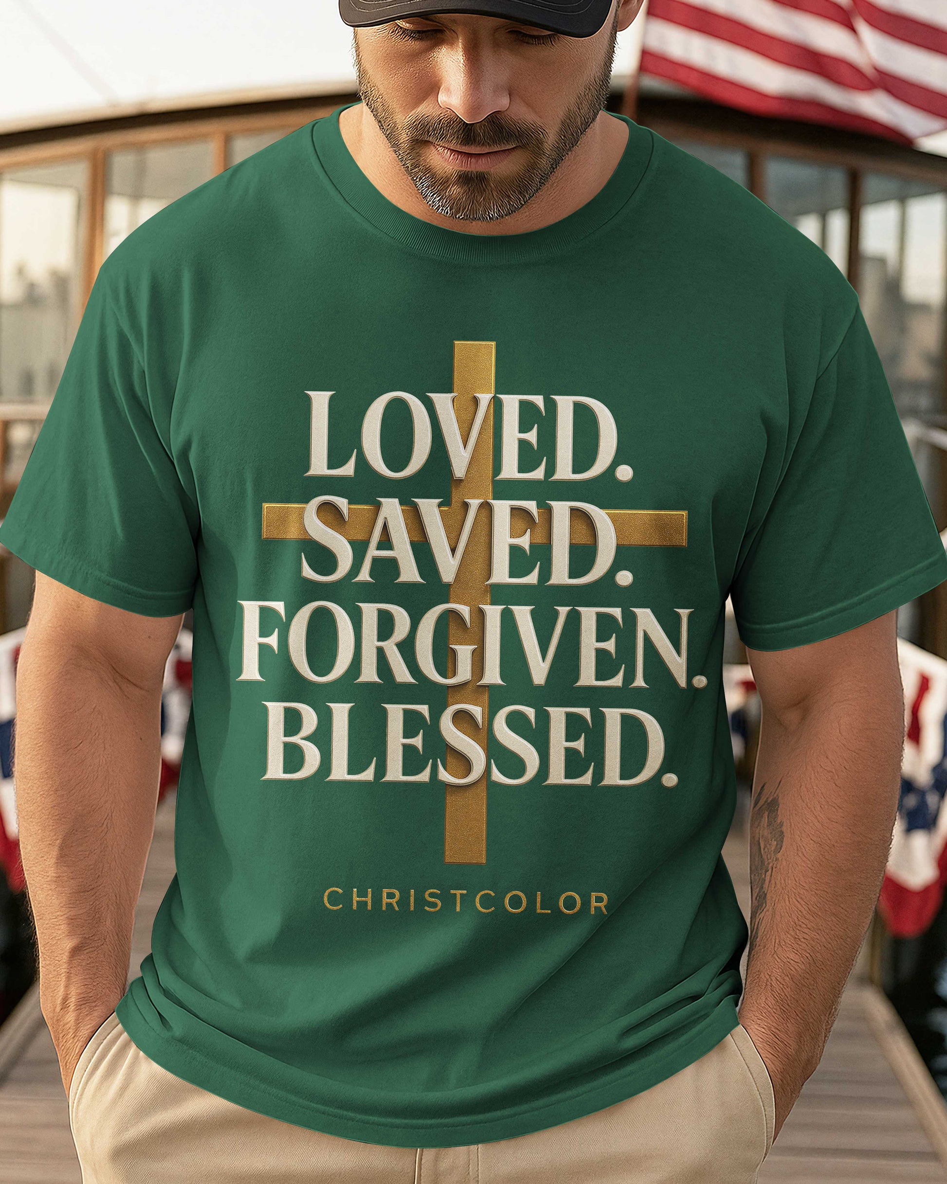 Loved. Saved. Forgiven. Blessed. T-Shirt