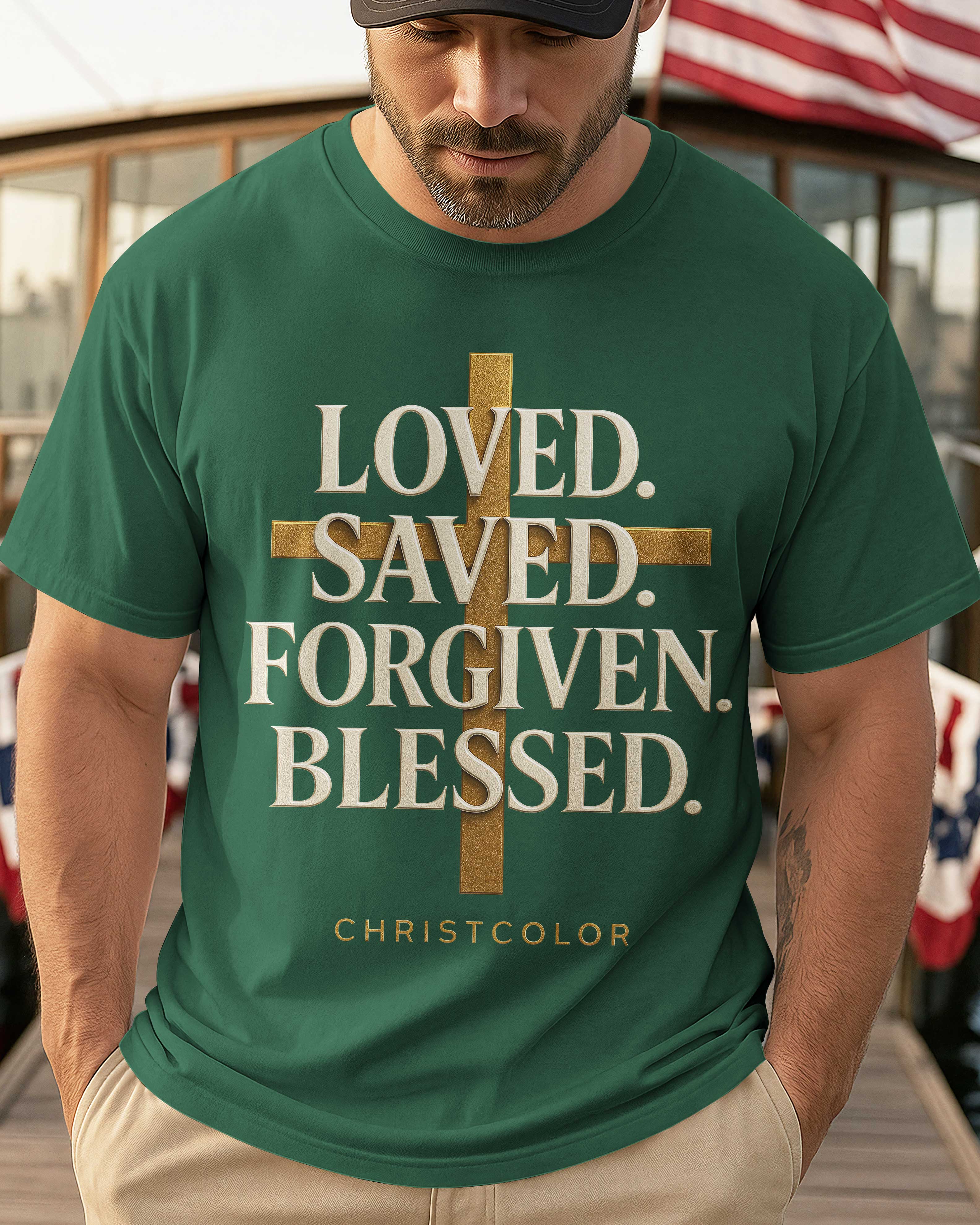 Loved. Saved. Forgiven. Blessed. T-Shirt