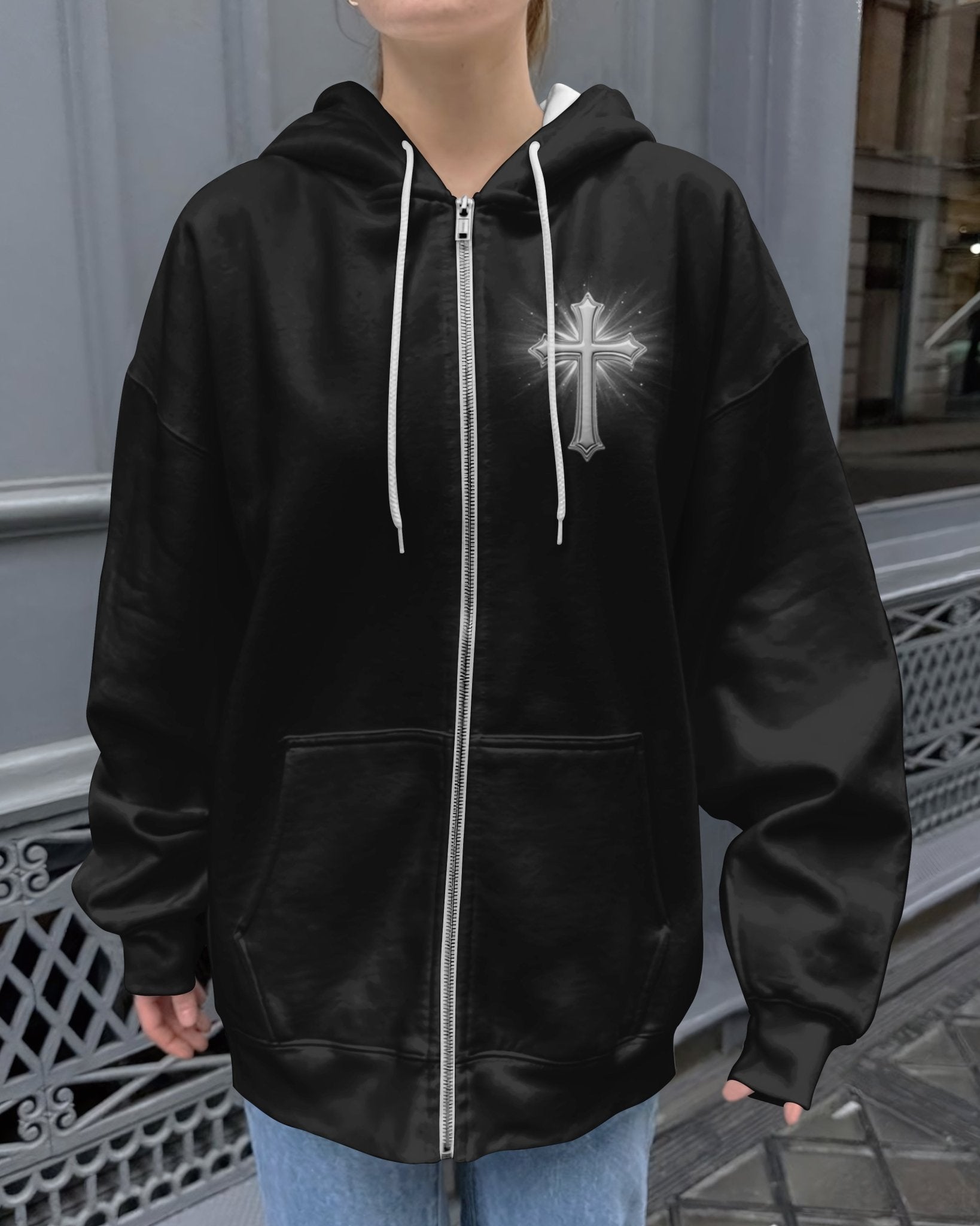 The Way The Truth And The Life All Over Print Zip Hoodie