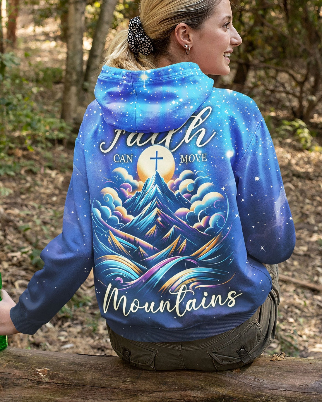Faith Can Move Mountains All Over Print Hoodie