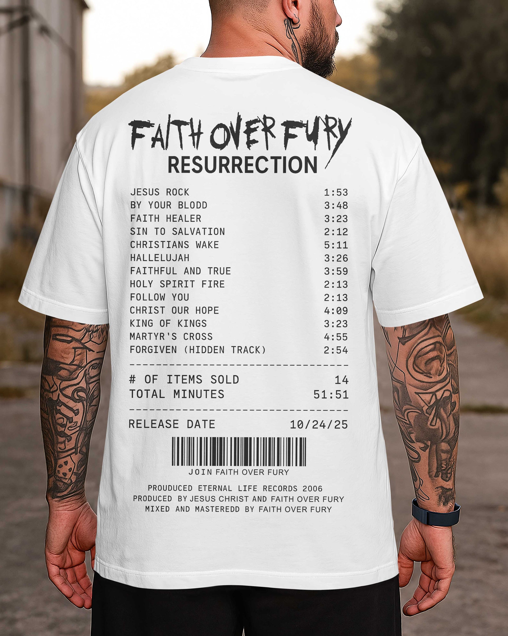 Faith Over Fury Resurrection T-Shirt