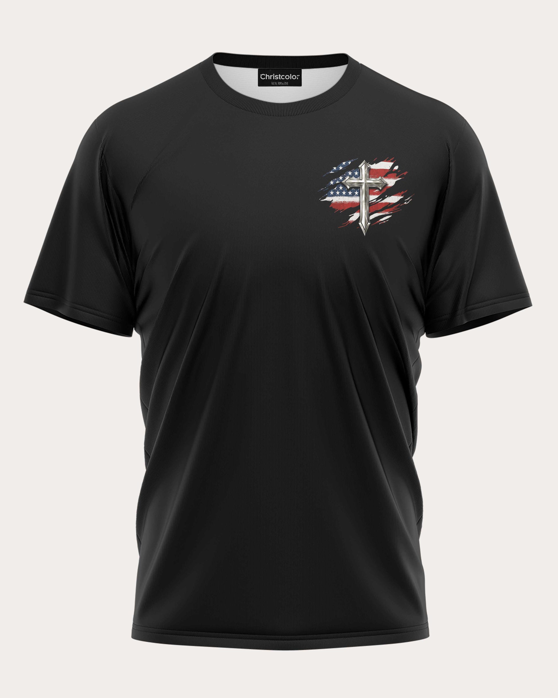 American By Birth Christian By The Grace Of God T-Shirt