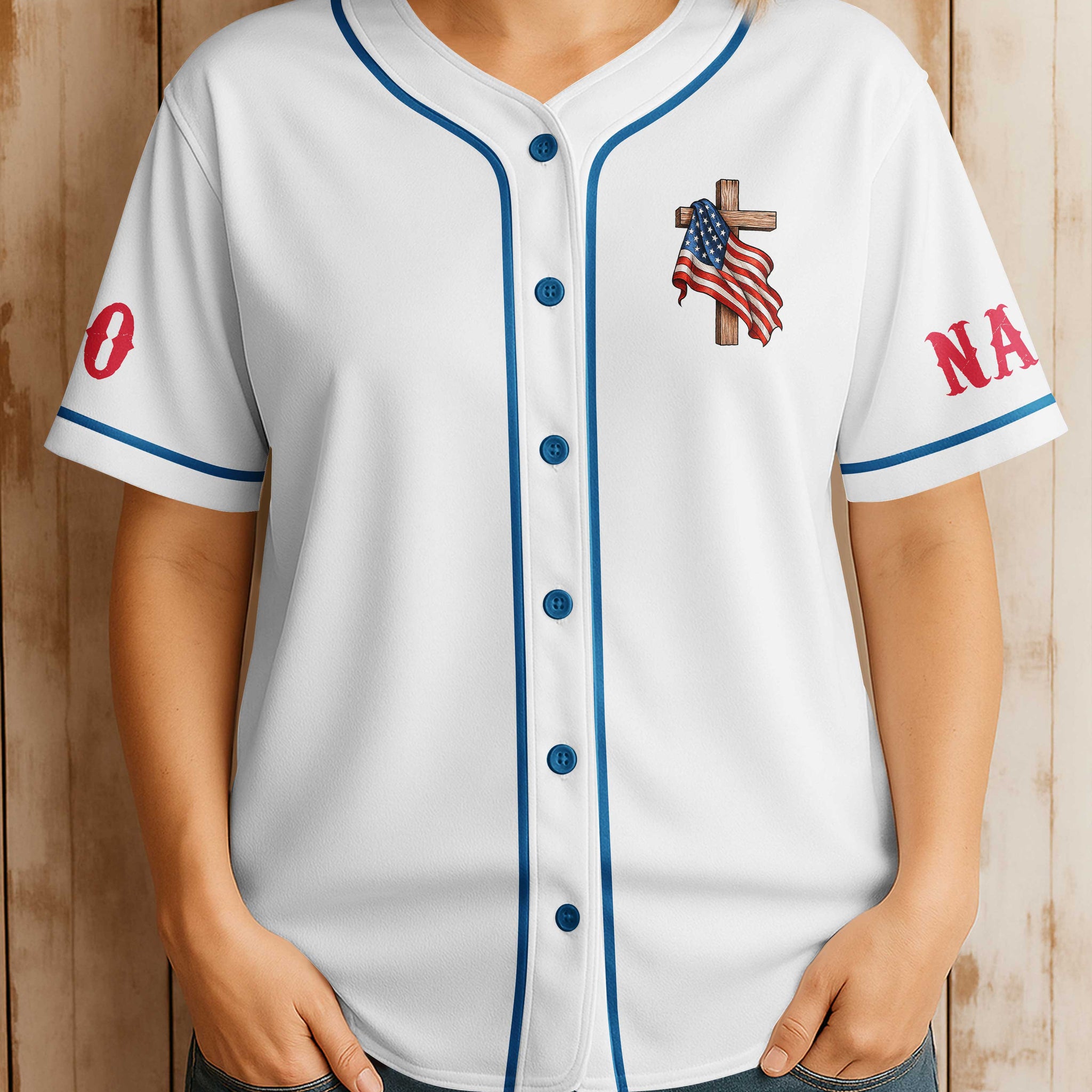 Saved By That Amazing Grace All Over Print Jersey