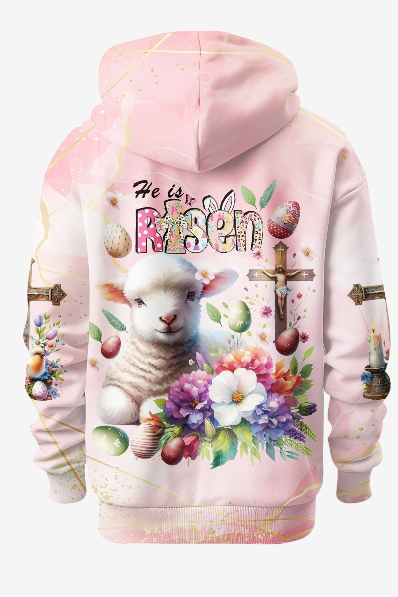 He Is Risen All Over Print Hoodie