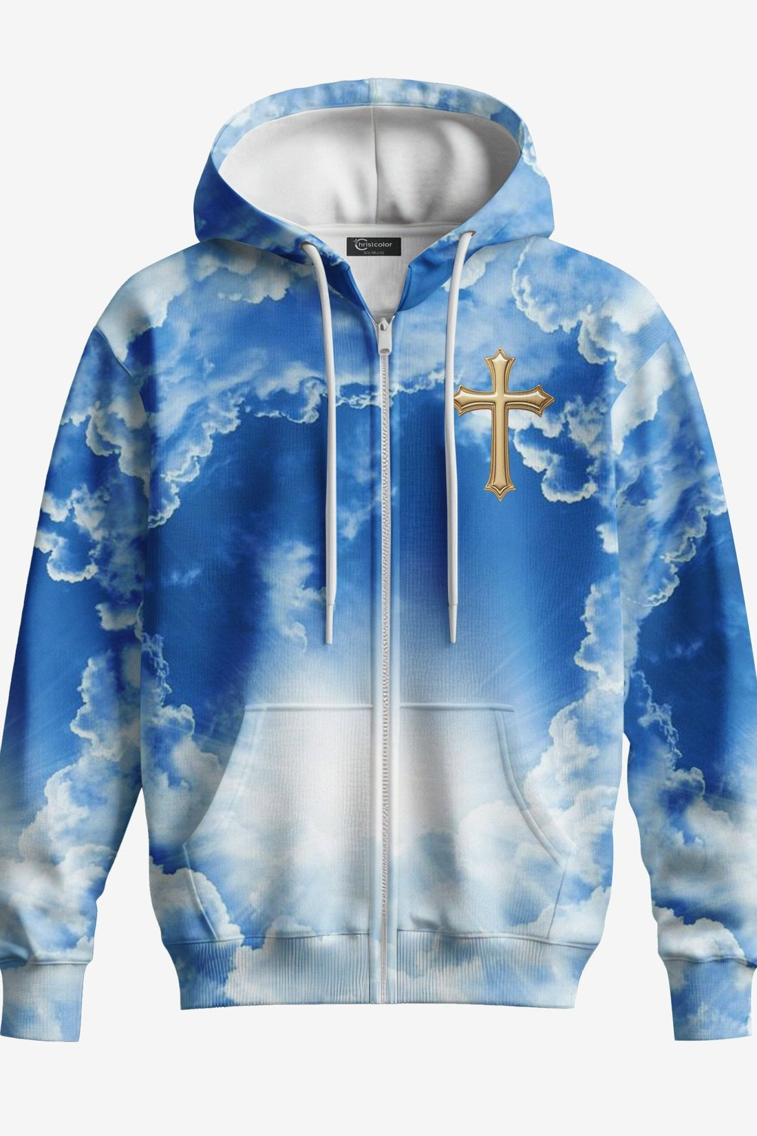 I Am The Way The Truth The Life All Over Print Zip Hoodie
