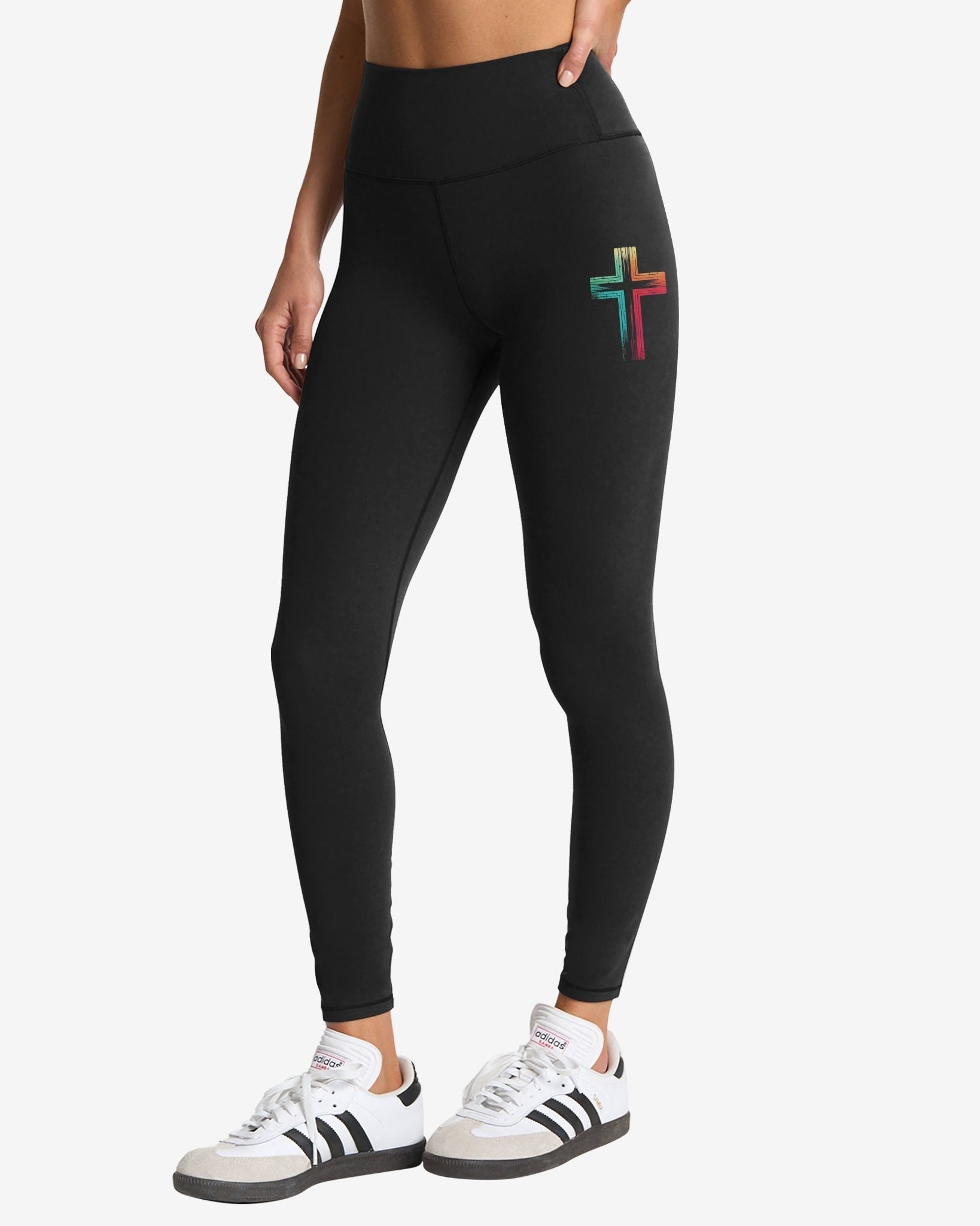 Rooted In Christ Jesus Is Light All Over Print Leggings