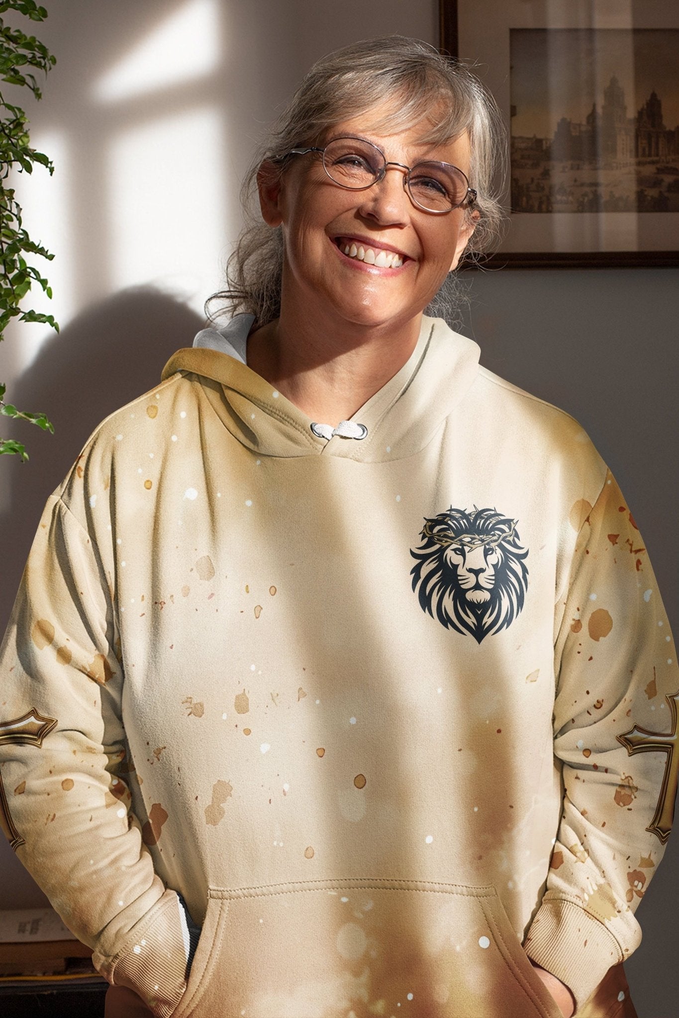 Behold The Lion Of The Tribe Of Judah Has Triumphed All Over Print Hoodie