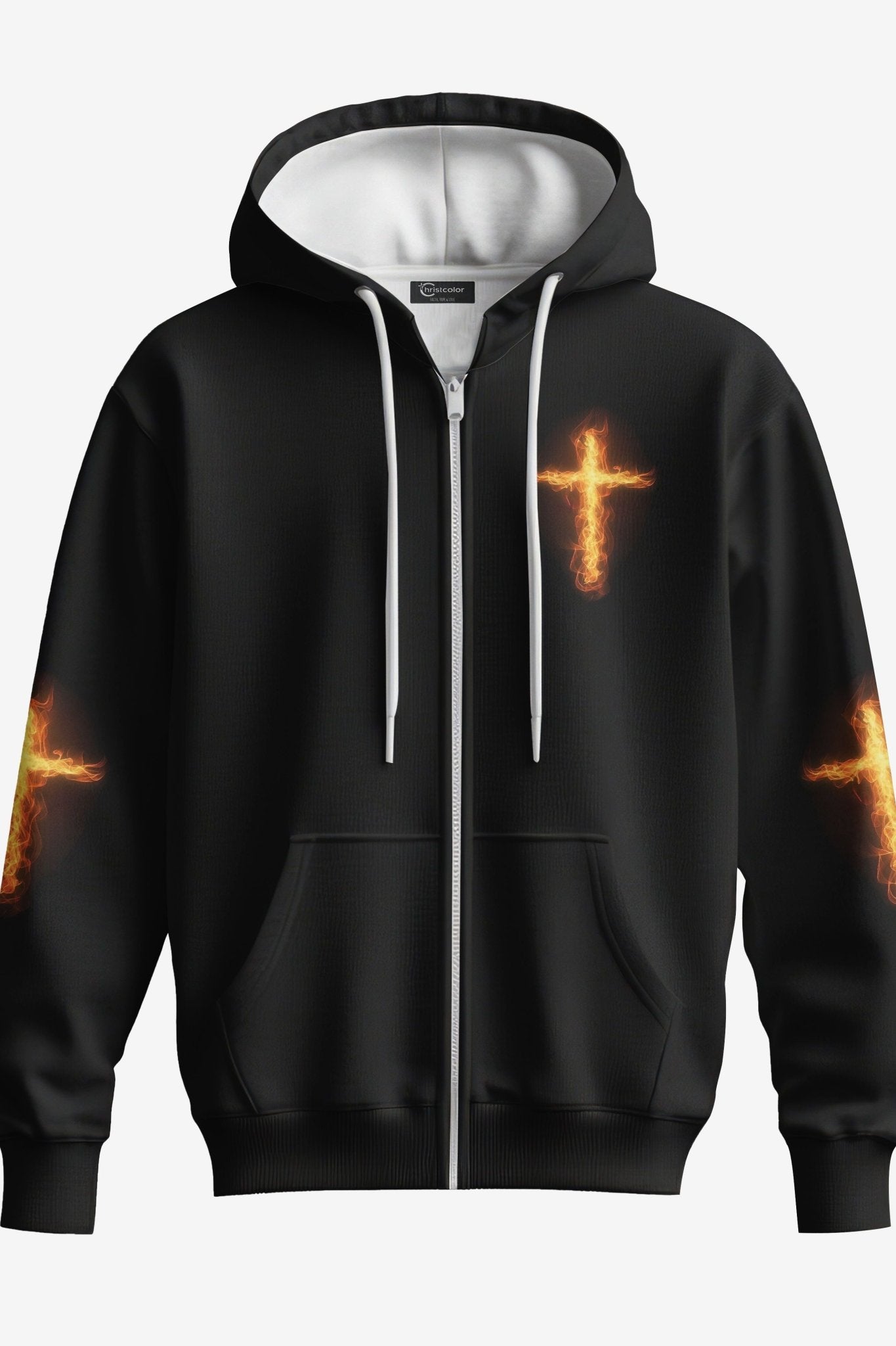There's No Greater Love Than This All Over Print Zip Hoodie