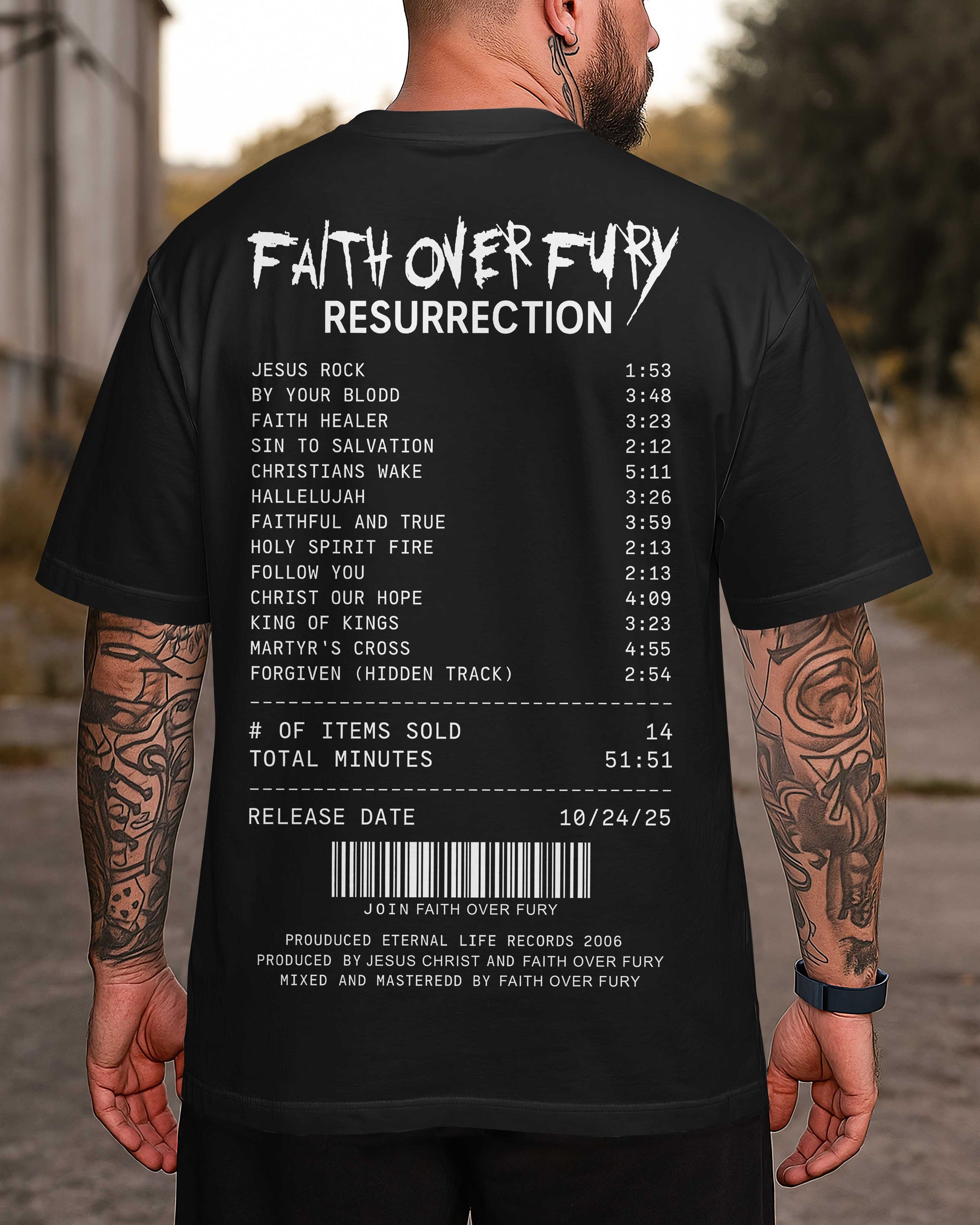 Faith Over Fury Resurrection T-Shirt