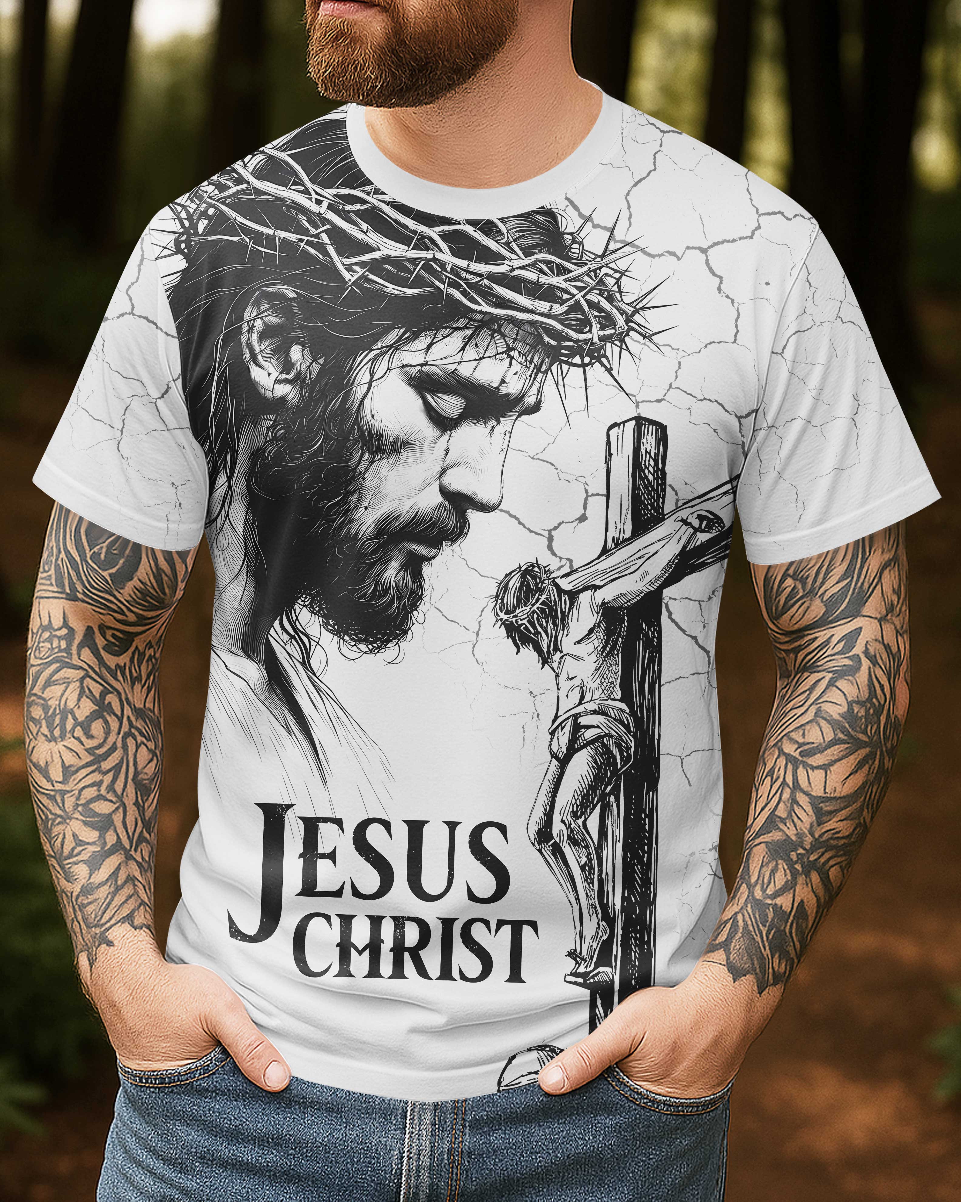Forgiven All Over Print T-Shirt
